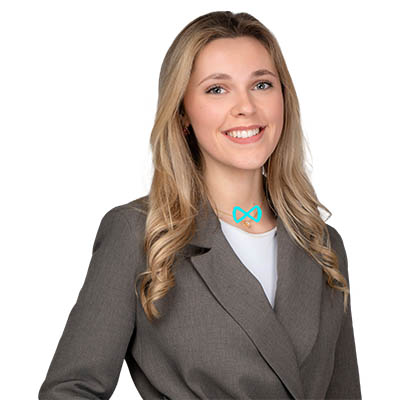 Clémence Berteau of the real estate office We Invest Charleroi