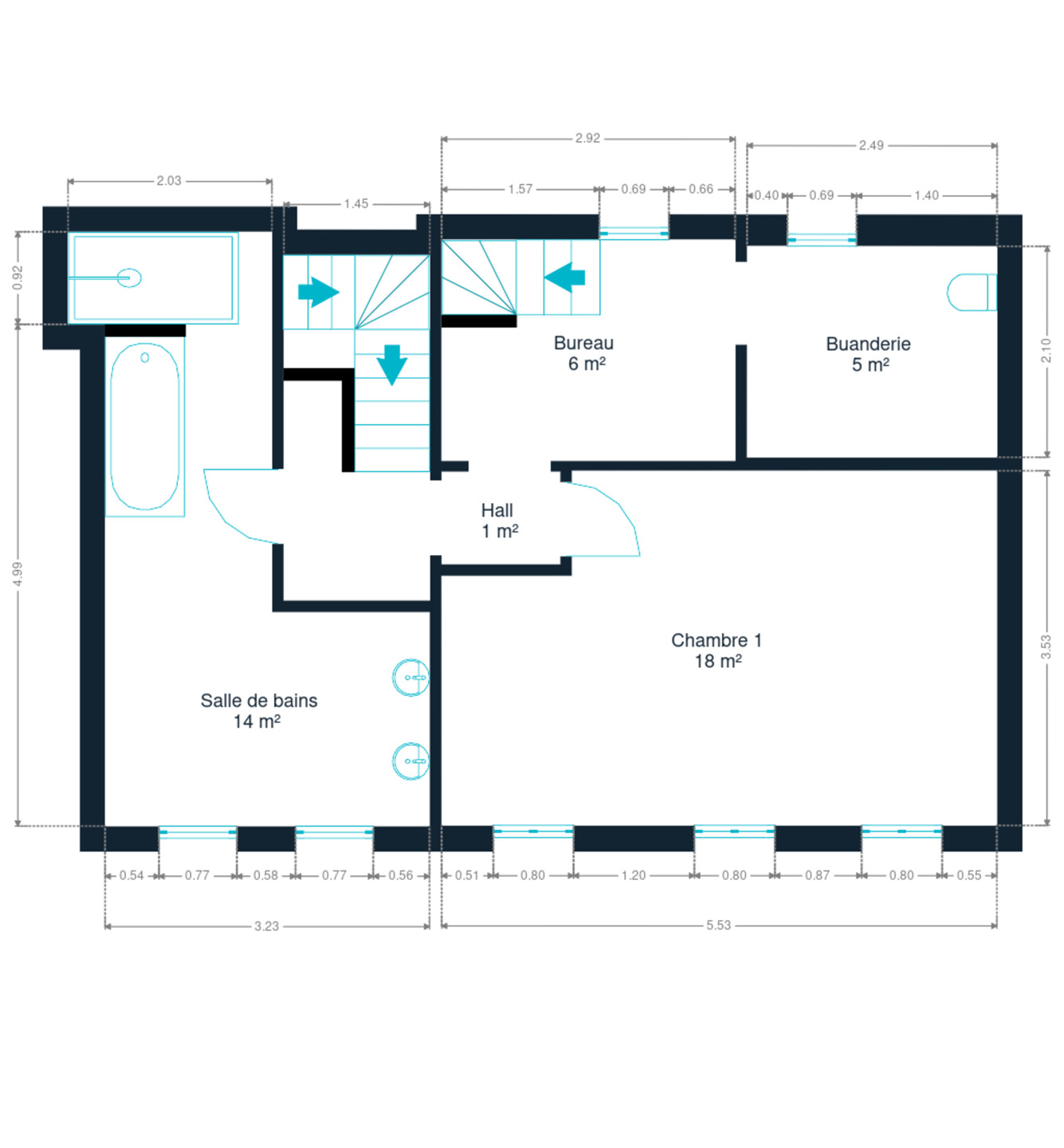 Picture 2 of 4 for House with three bedrooms in Grand-hallet