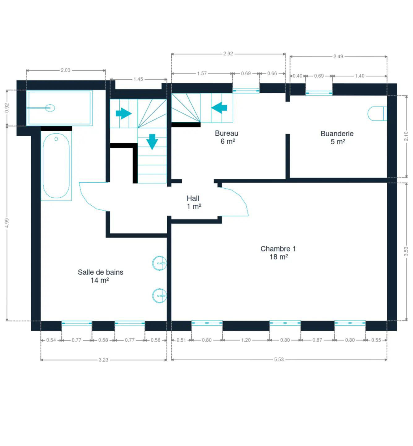 Picture 2 of 4 for House with three bedrooms in Grand-hallet