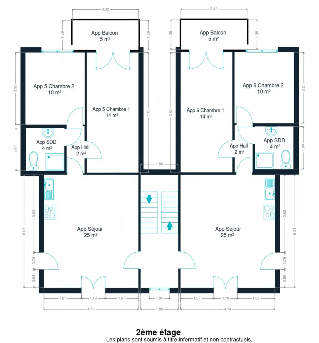 Photo 1 sur 3 pour Appartement de deux chambres à Seraing