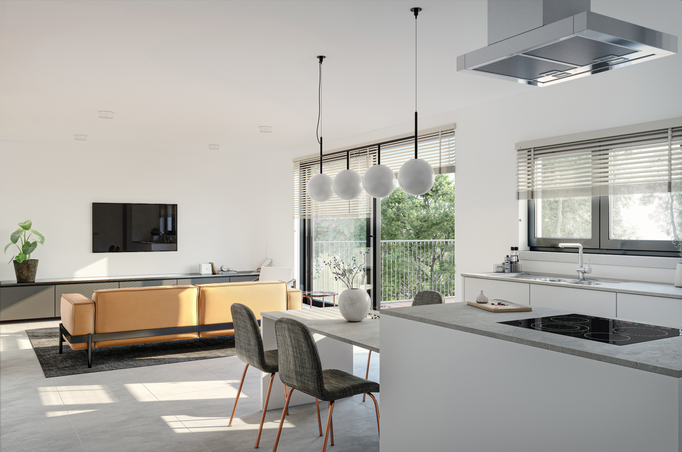 Picture 3 of 4 for Penthouse with three bedrooms in Evere