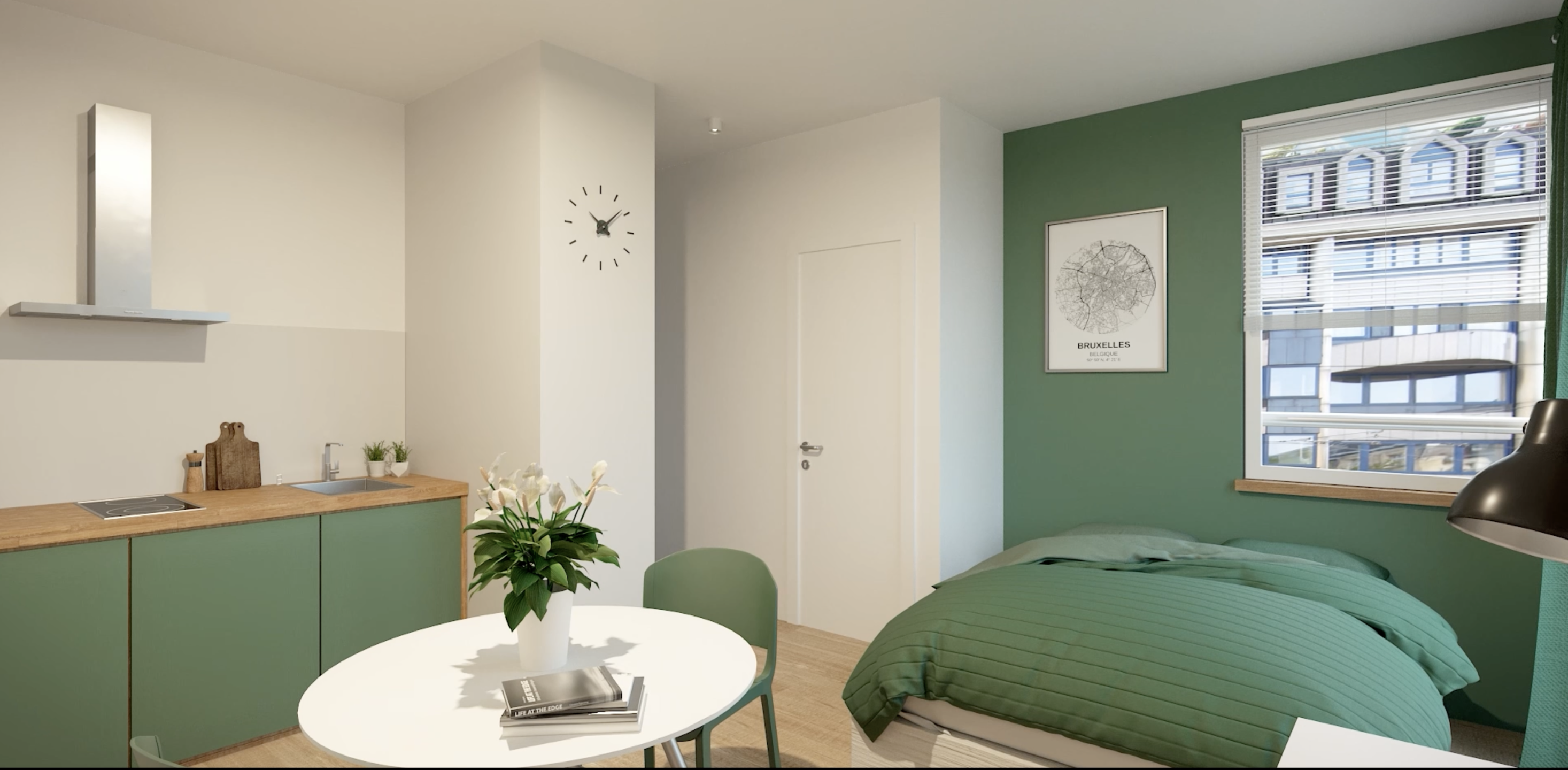 Picture 2 of 4 for Studio in Ixelles