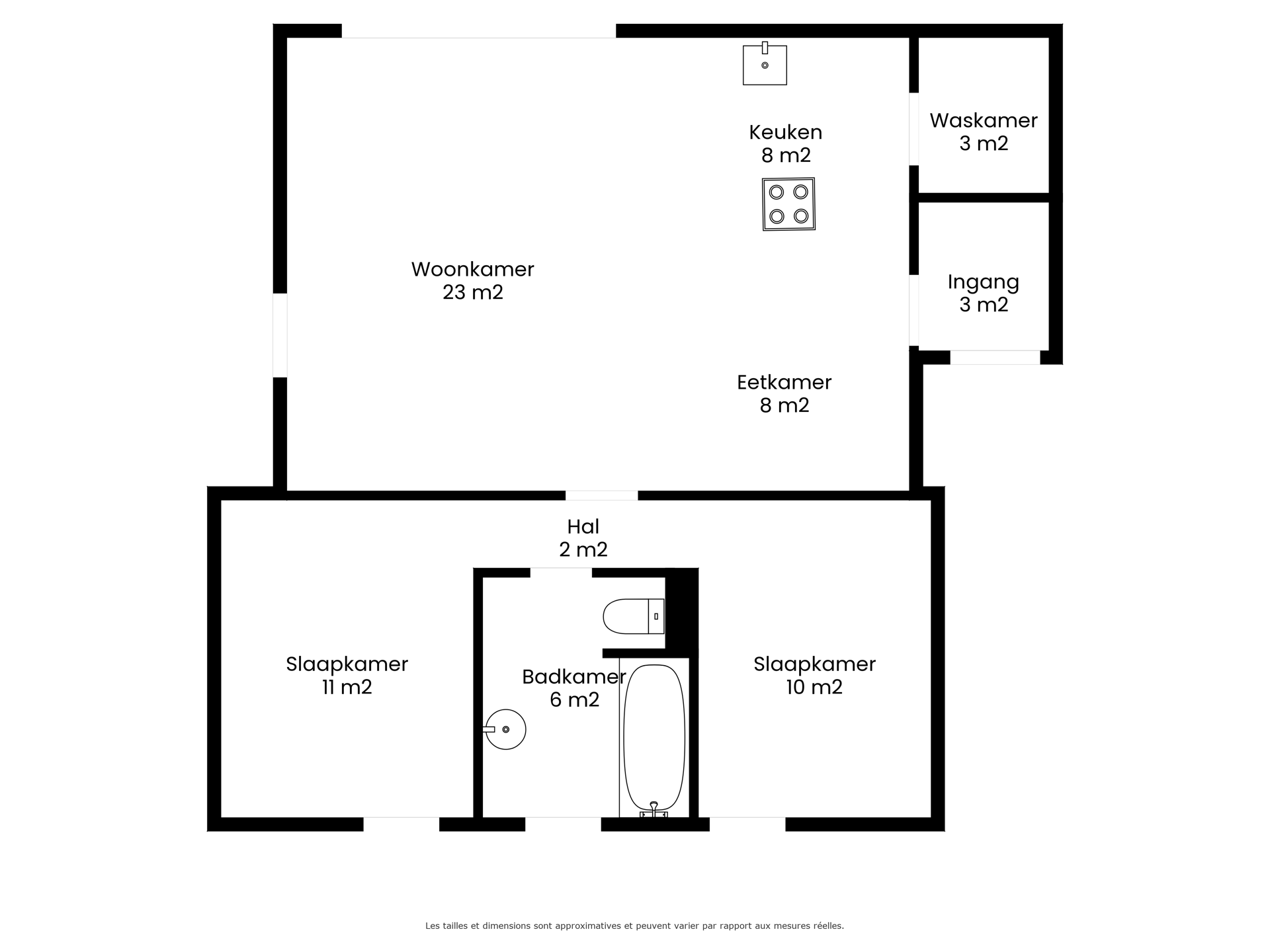 Picture 3 of 3 for Flat with two bedrooms in Wezembeek-Oppem