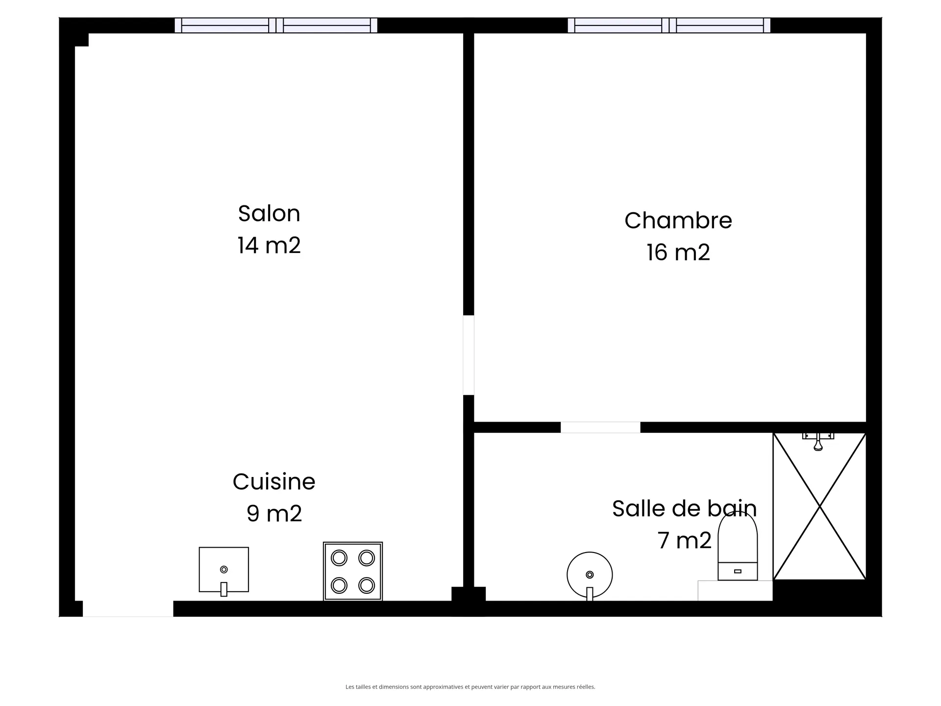 Picture 1 of 2 for Ground floor with one bedroom in Braine-le-Comte