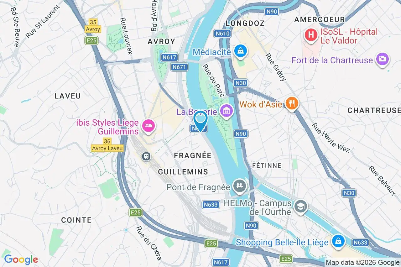 Picture 1 of 1 for Flat with three bedrooms in Liège