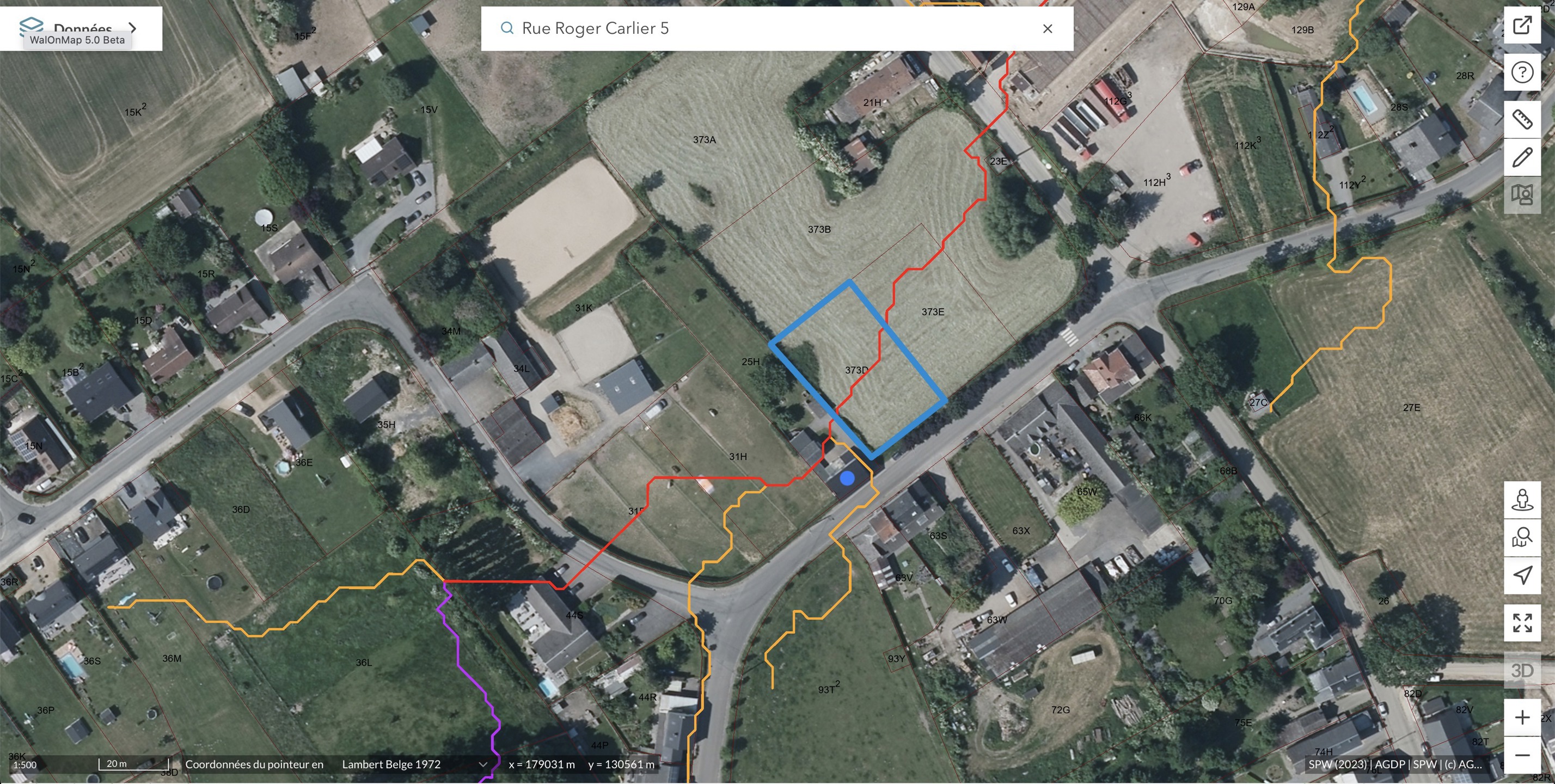 Picture 3 of 4 for Building ground in Namur Suarlée