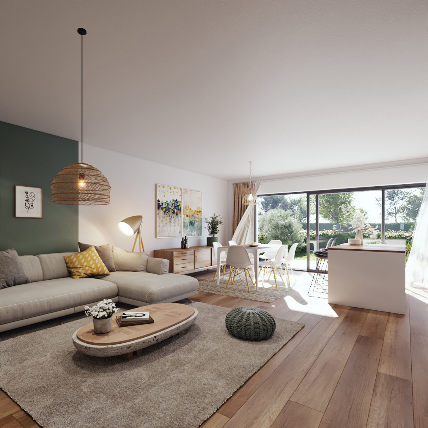 Picture 2 of 4 for Flat with two bedrooms in Berchem-Sainte-Agathe