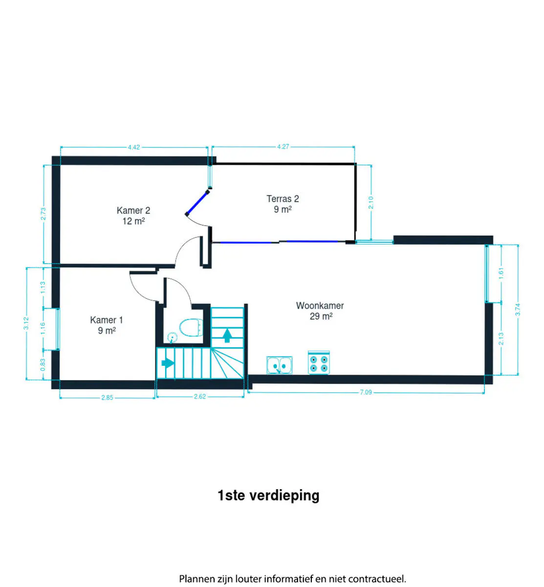 Foto 3 van 4 van Huis met drie slaapkamers in Onze-lieve-vrouw-waver