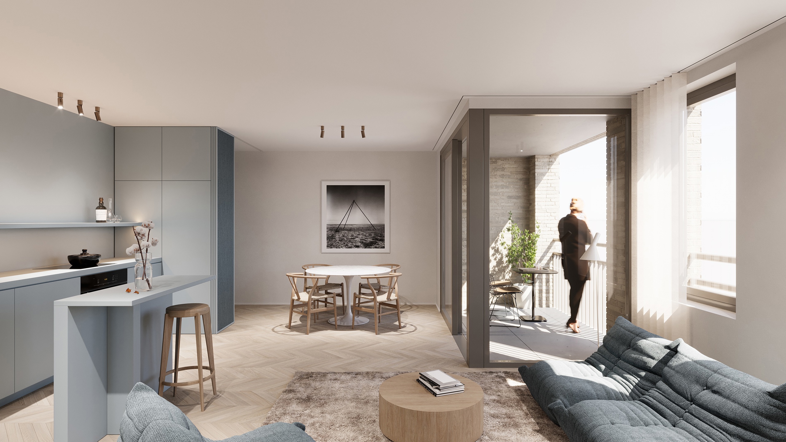 Picture 1 of 4 for Flat with three bedrooms in Bruxelles