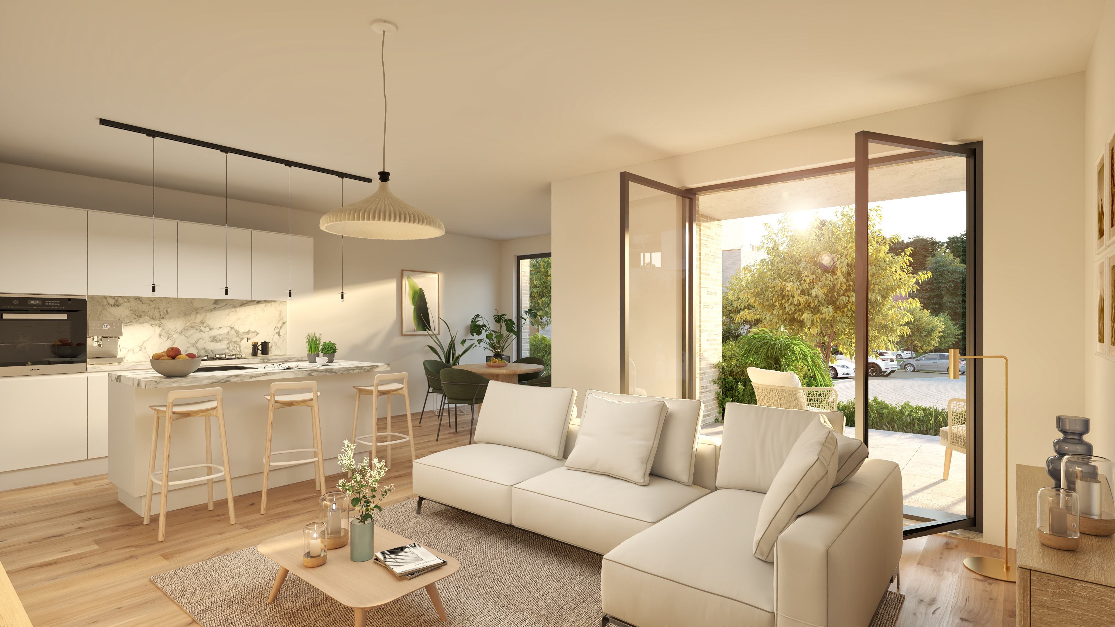 Picture 2 of 3 for Flat with three bedrooms in Ukkel