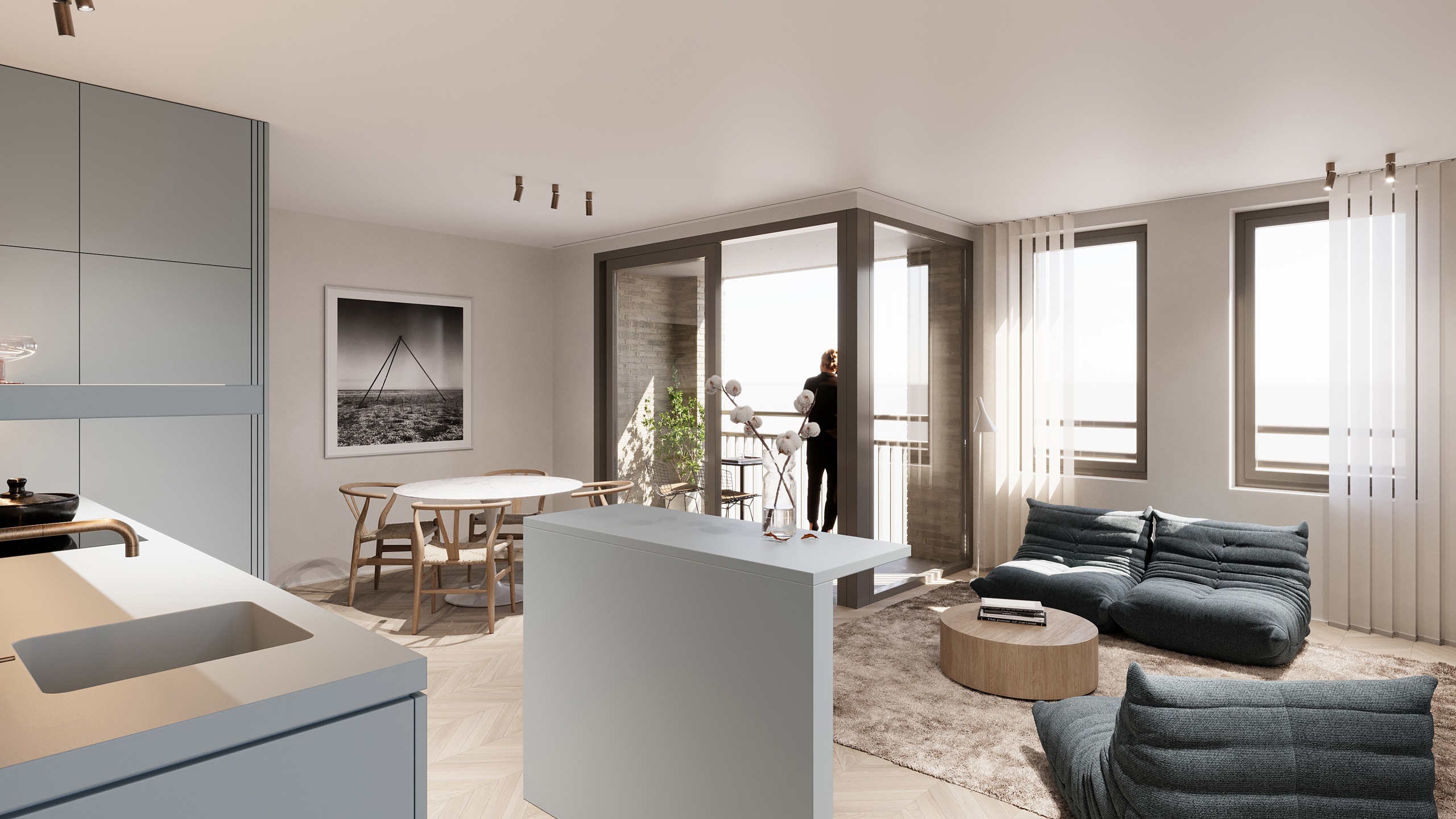 Picture 3 of 4 for Flat with three bedrooms in Bruxelles