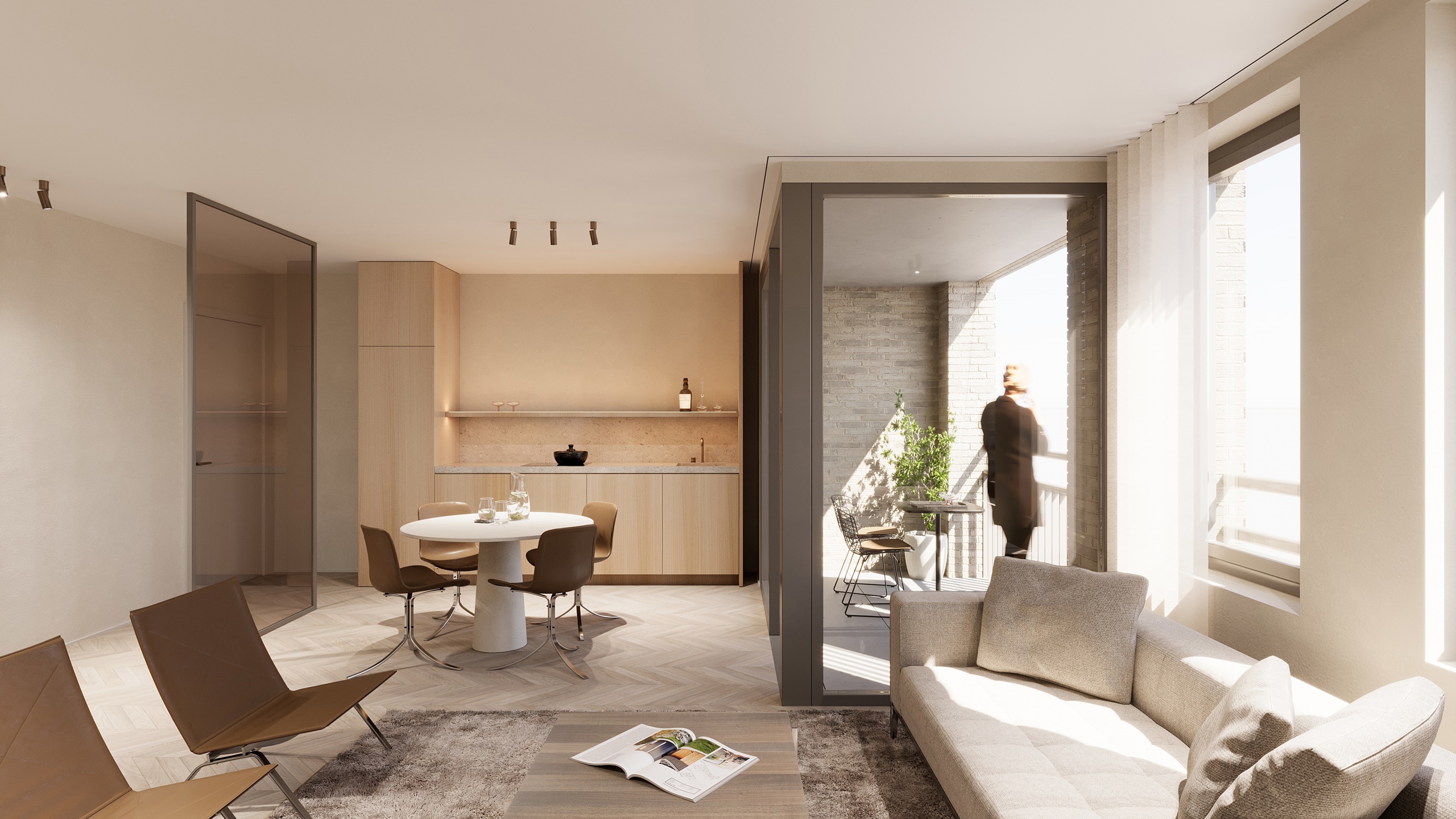 Picture 1 of 4 for Flat with three bedrooms in Bruxelles