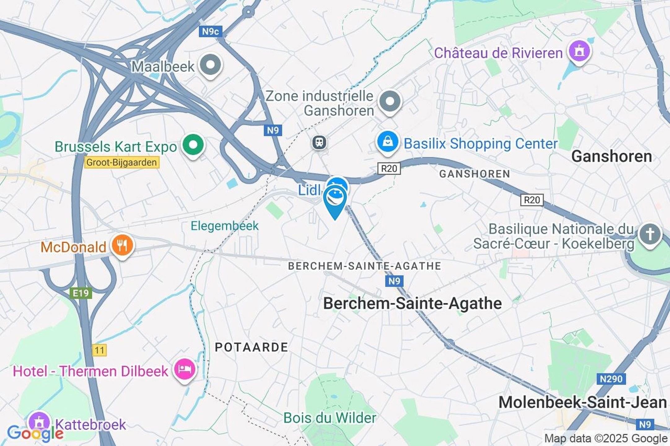 Picture 1 of 2 for Studio in Berchem-Sainte-Agathe