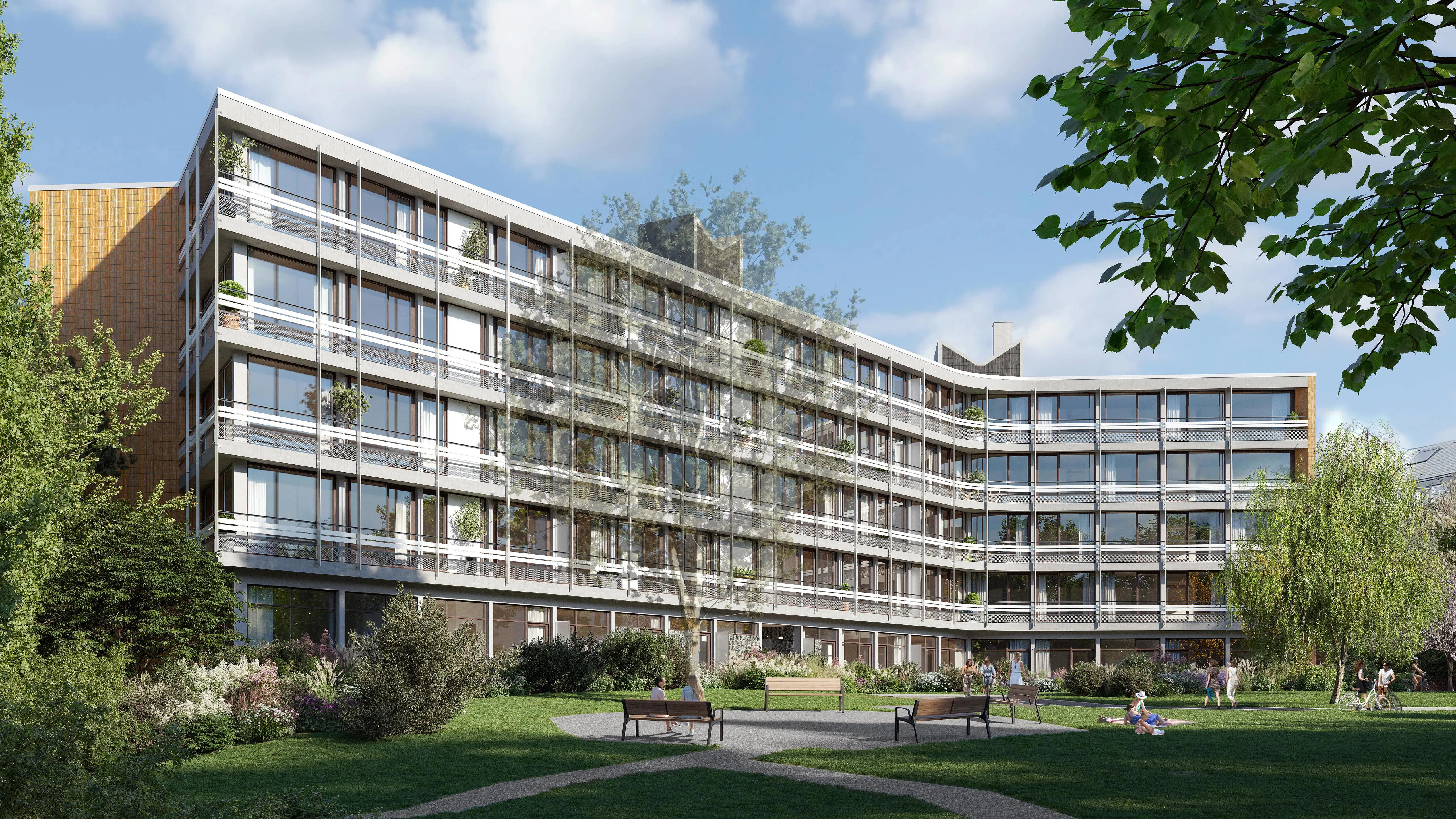 Picture 3 of 3 for Penthouse with three bedrooms in Berchem-Sainte-Agathe
