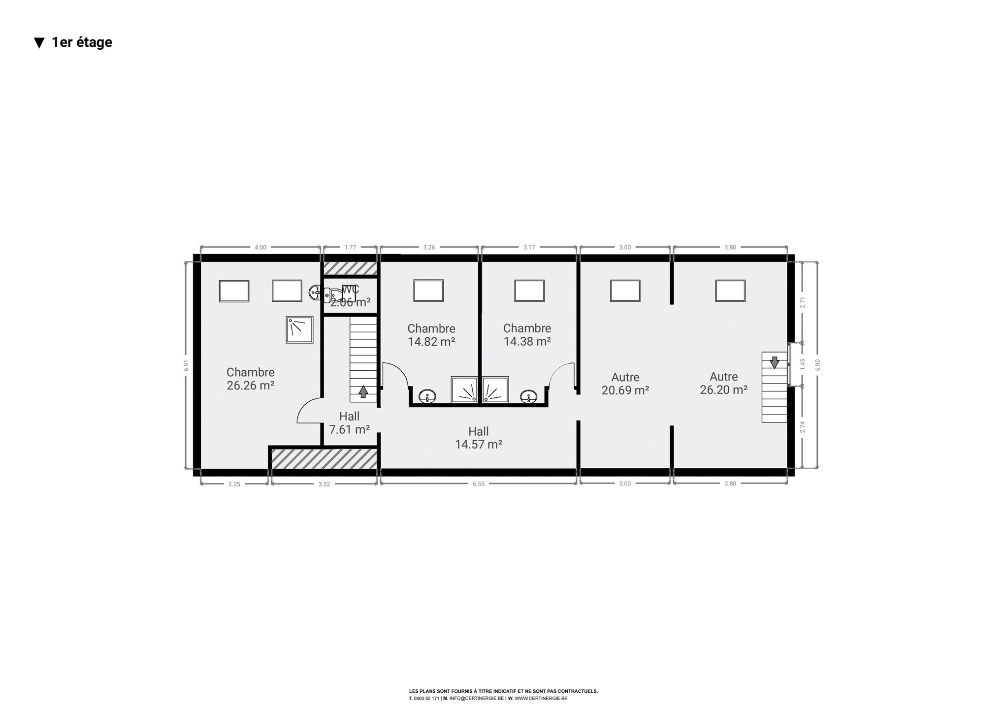 Photo 3 sur 3 pour Villa de quatre chambres à Rebecq