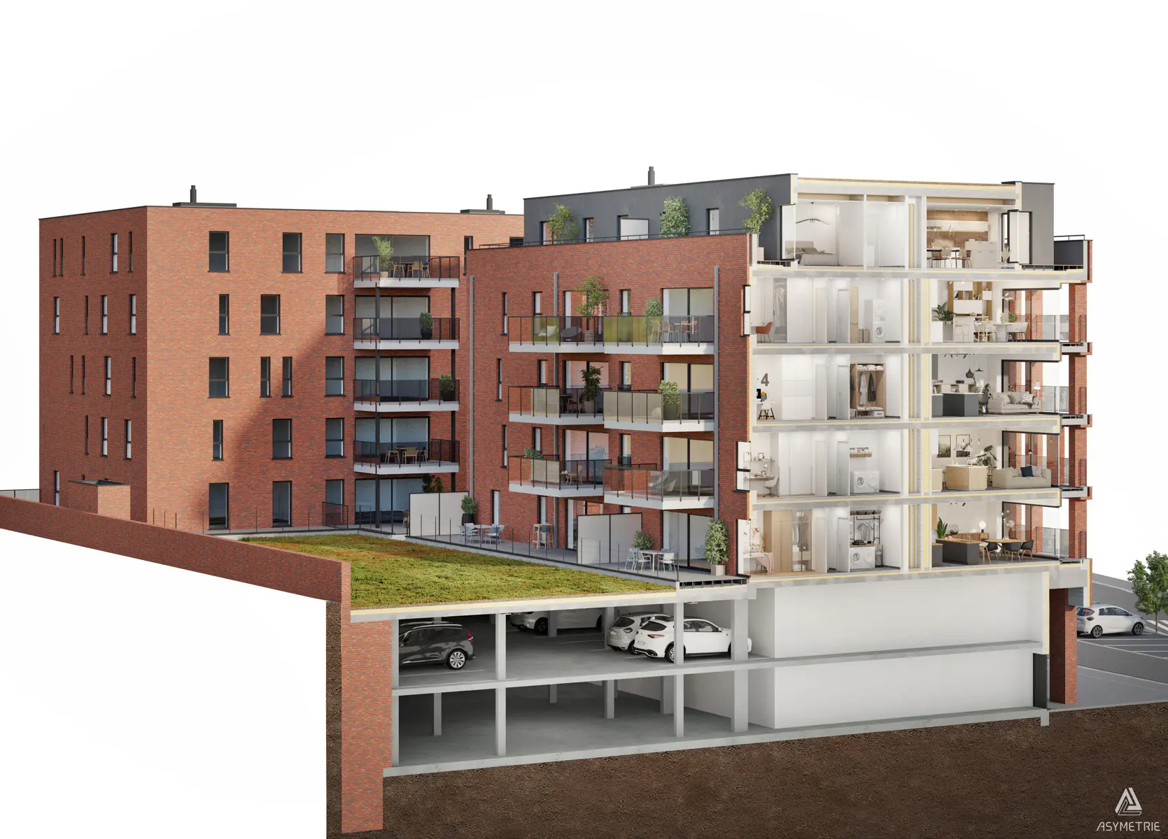 Picture 4 of 4 for Flat with two bedrooms in Tubize