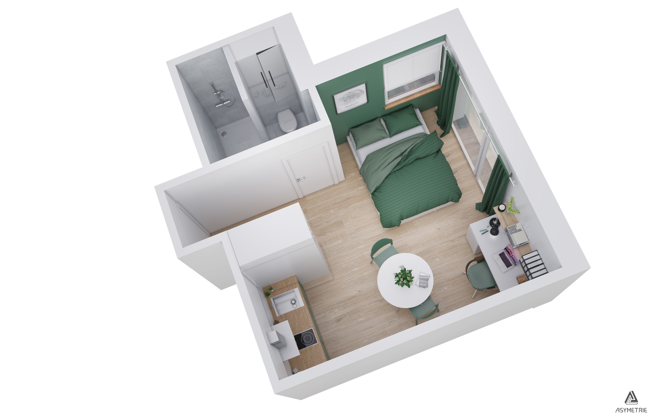 Photo 1 sur 3 pour Studio à Bruxelles