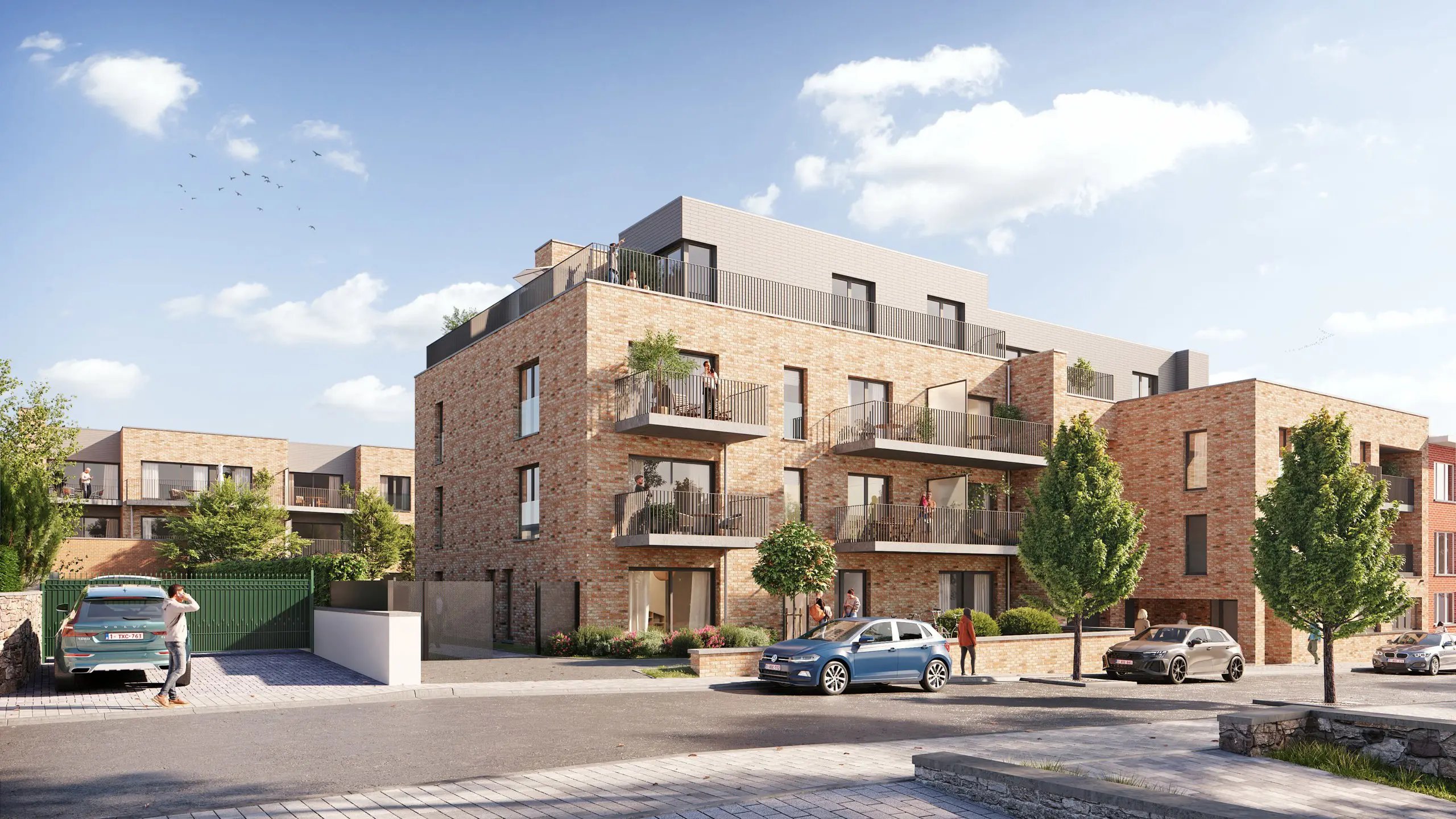 Picture 1 of 4 for Flat with one bedroom in Berchem-Sainte-Agathe