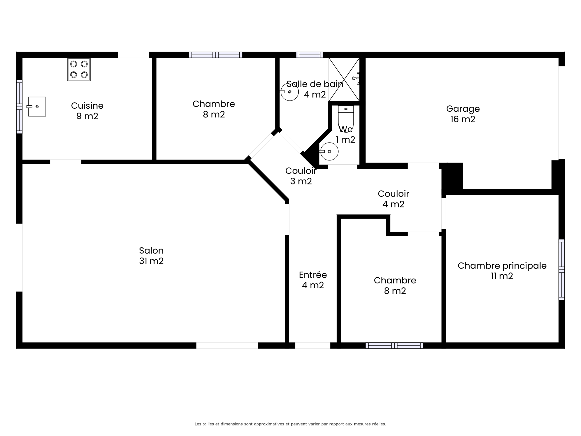 Foto 3 van 4 van Villa met drie slaapkamers in Manage Bellecourt
