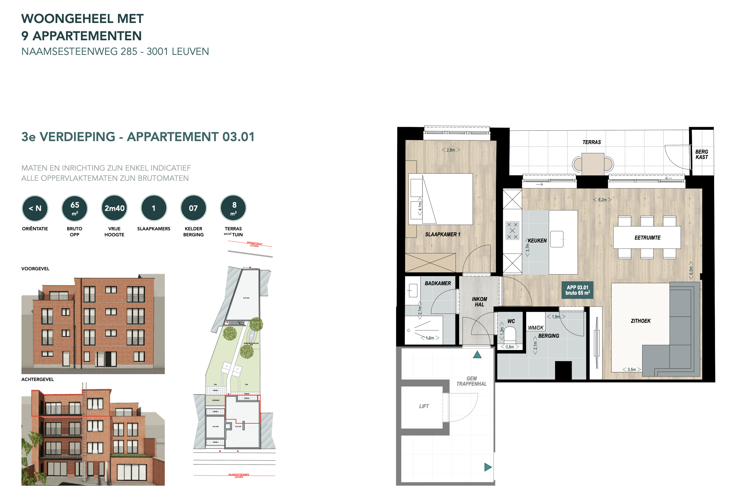 Photo 1 sur 1 pour Appartement d'une chambre à Leuven