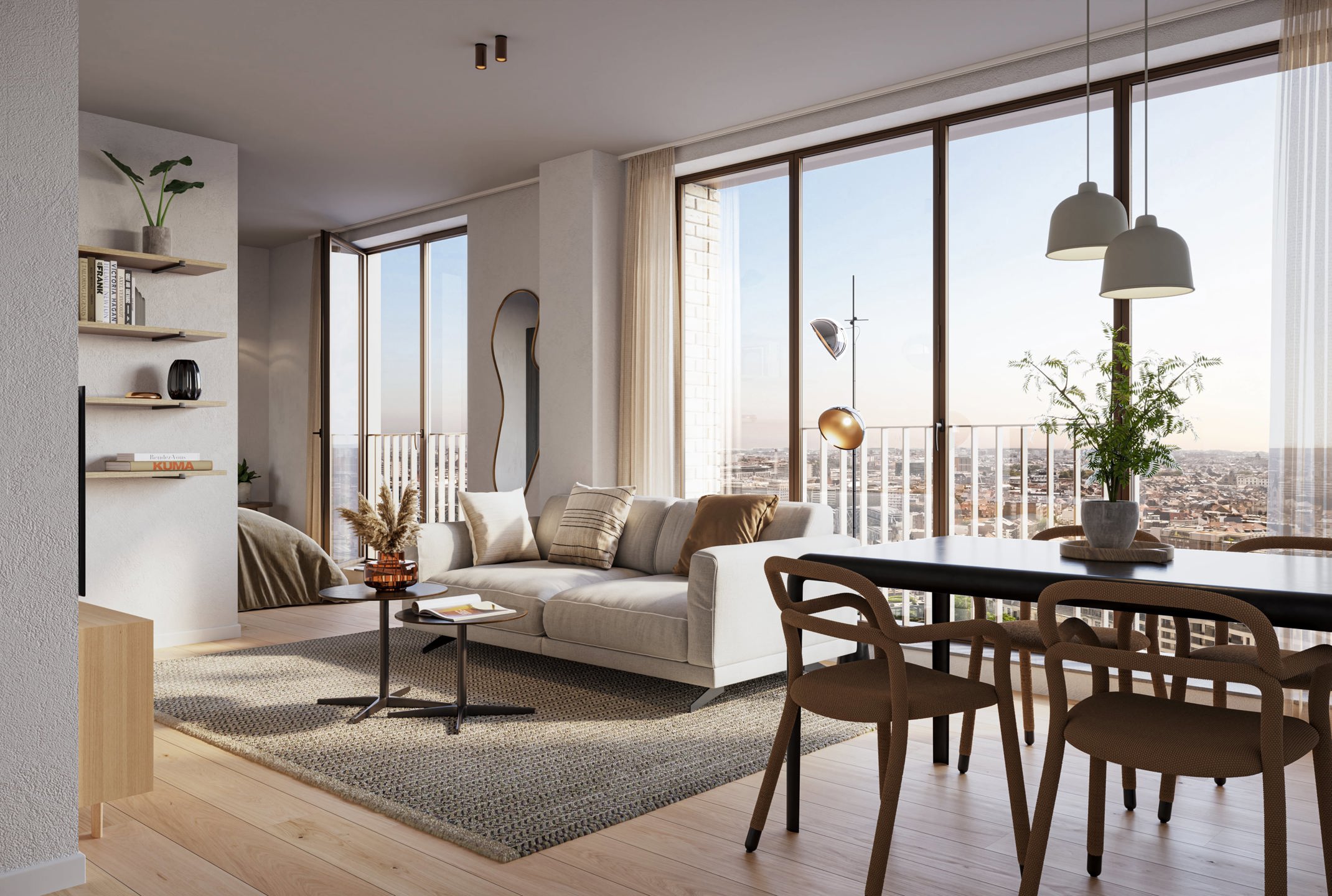 Picture 1 of 4 for Flat with two bedrooms in Evere