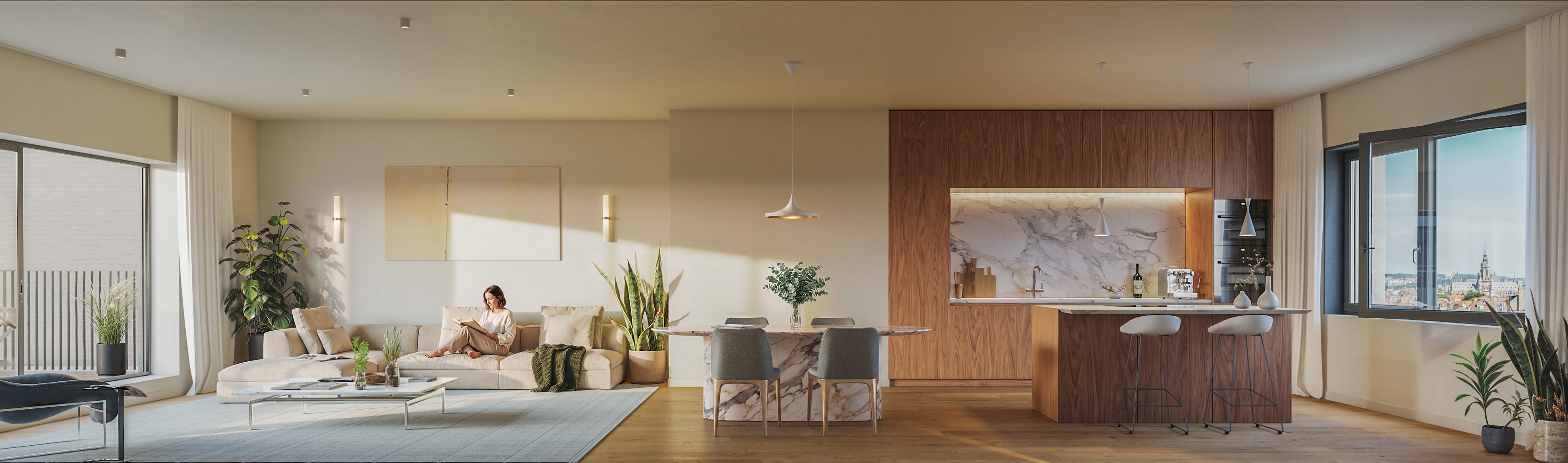 Picture 4 of 4 for Flat with three bedrooms in Bruxelles
