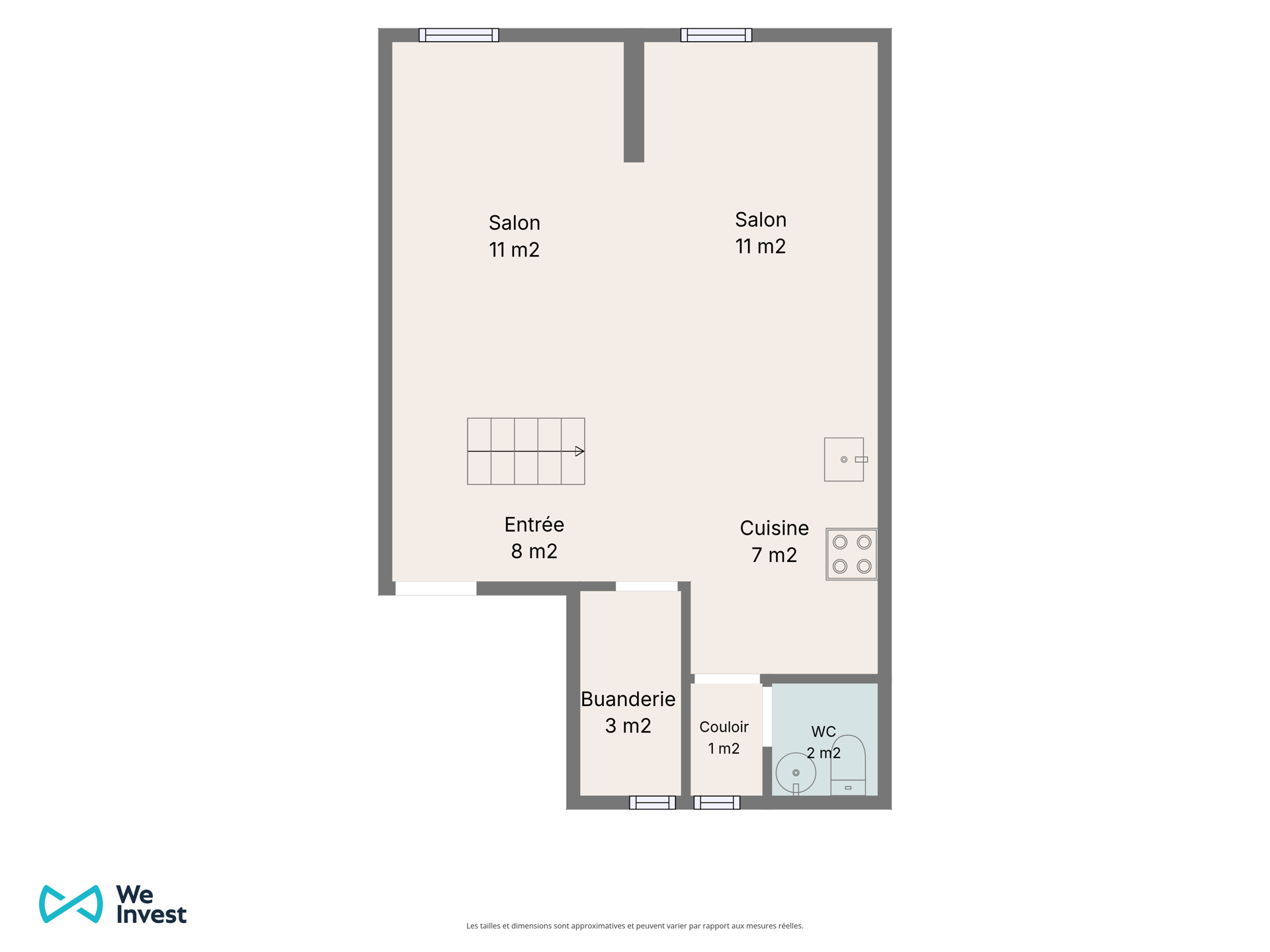 Picture 1 of 4 for Flat with one bedroom in Braine-le-Comte