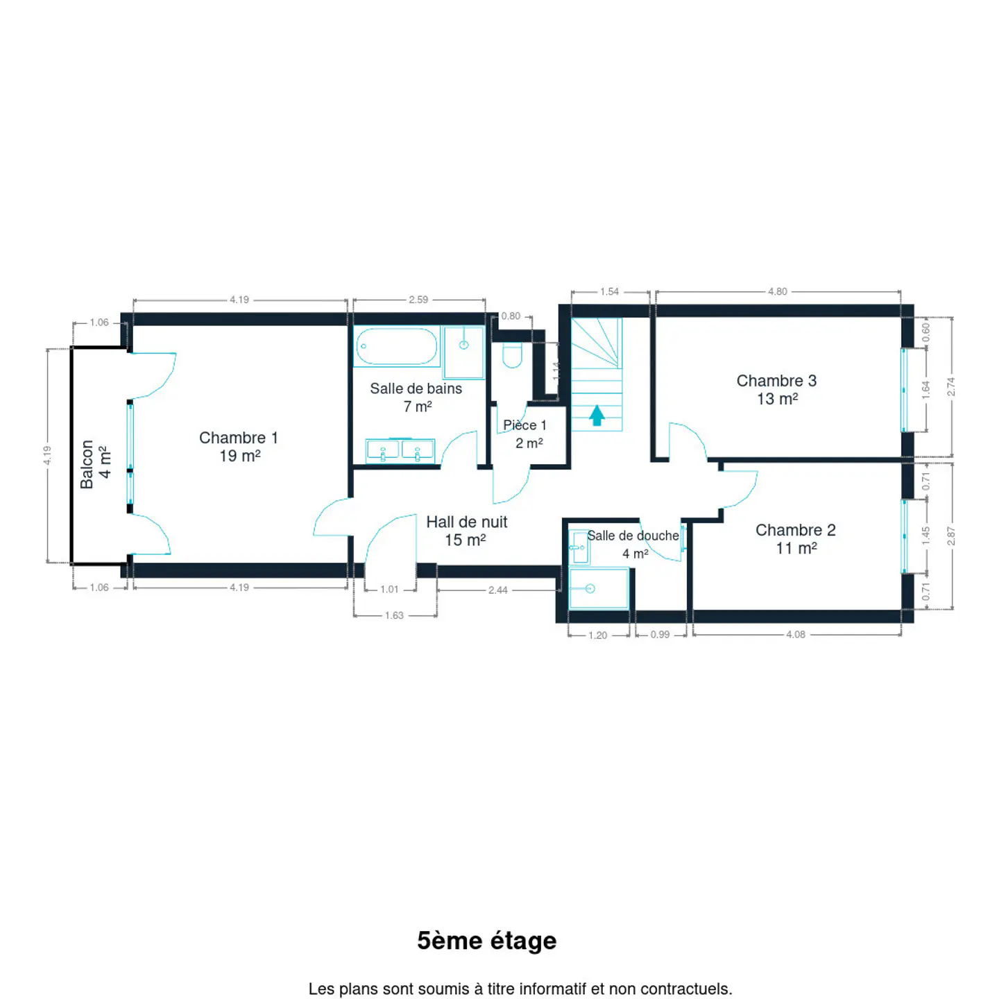 Picture 1 of 4 for Duplex with three bedrooms in Bruxelles