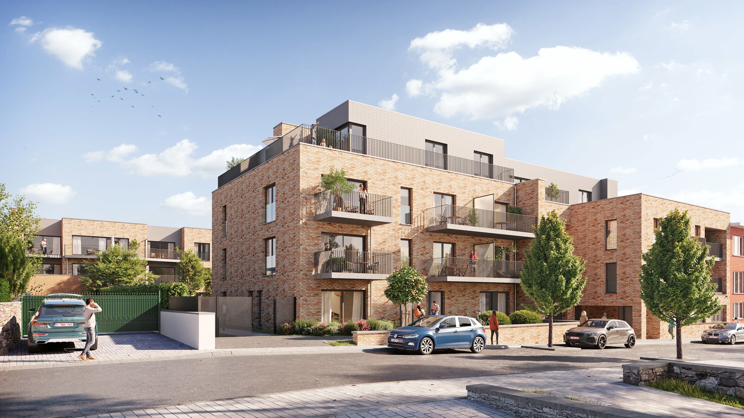 Picture 1 of 4 for Flat with one bedroom in Berchem-Sainte-Agathe