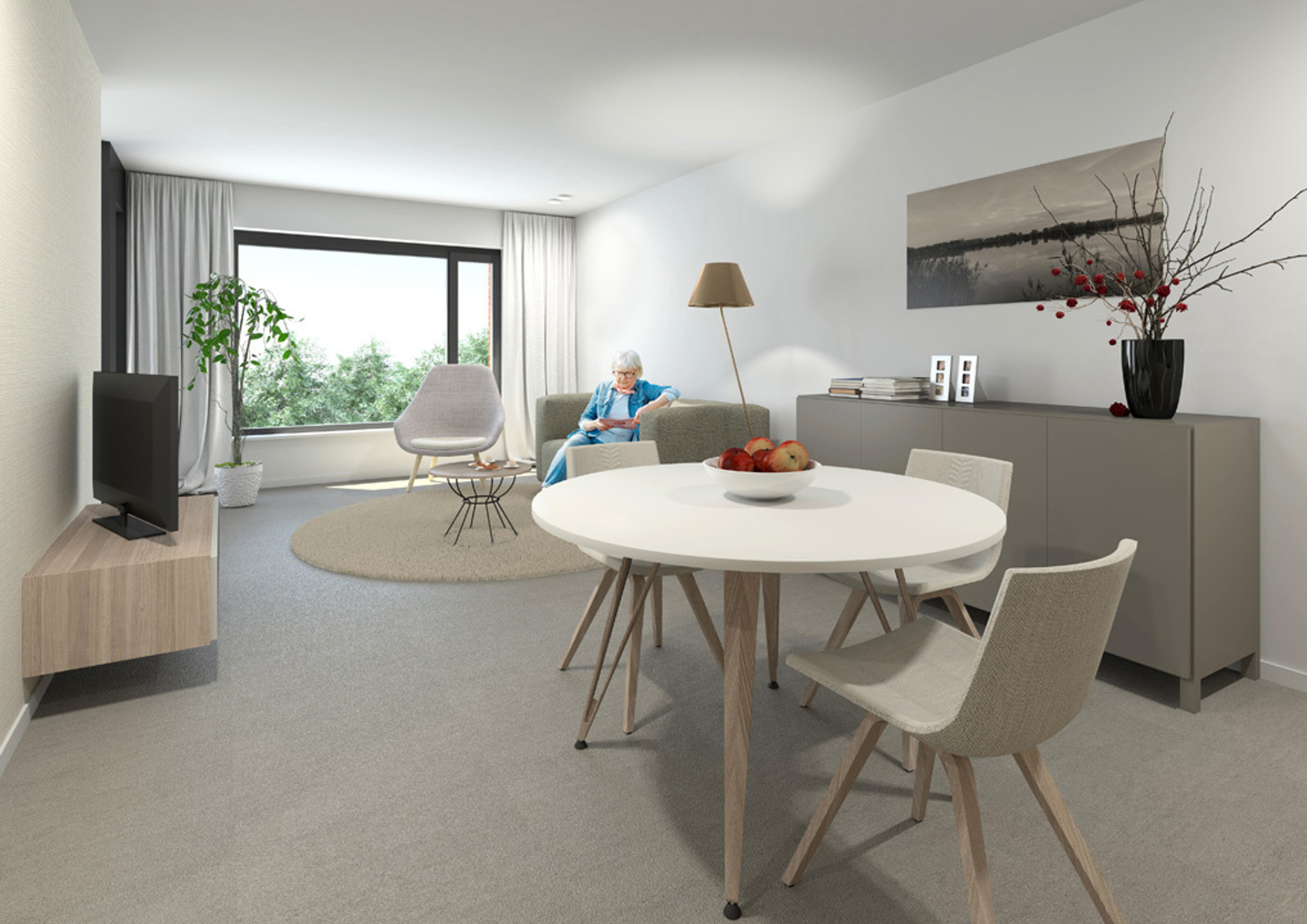 Picture 2 of 3 for Flat with one bedroom in Halen