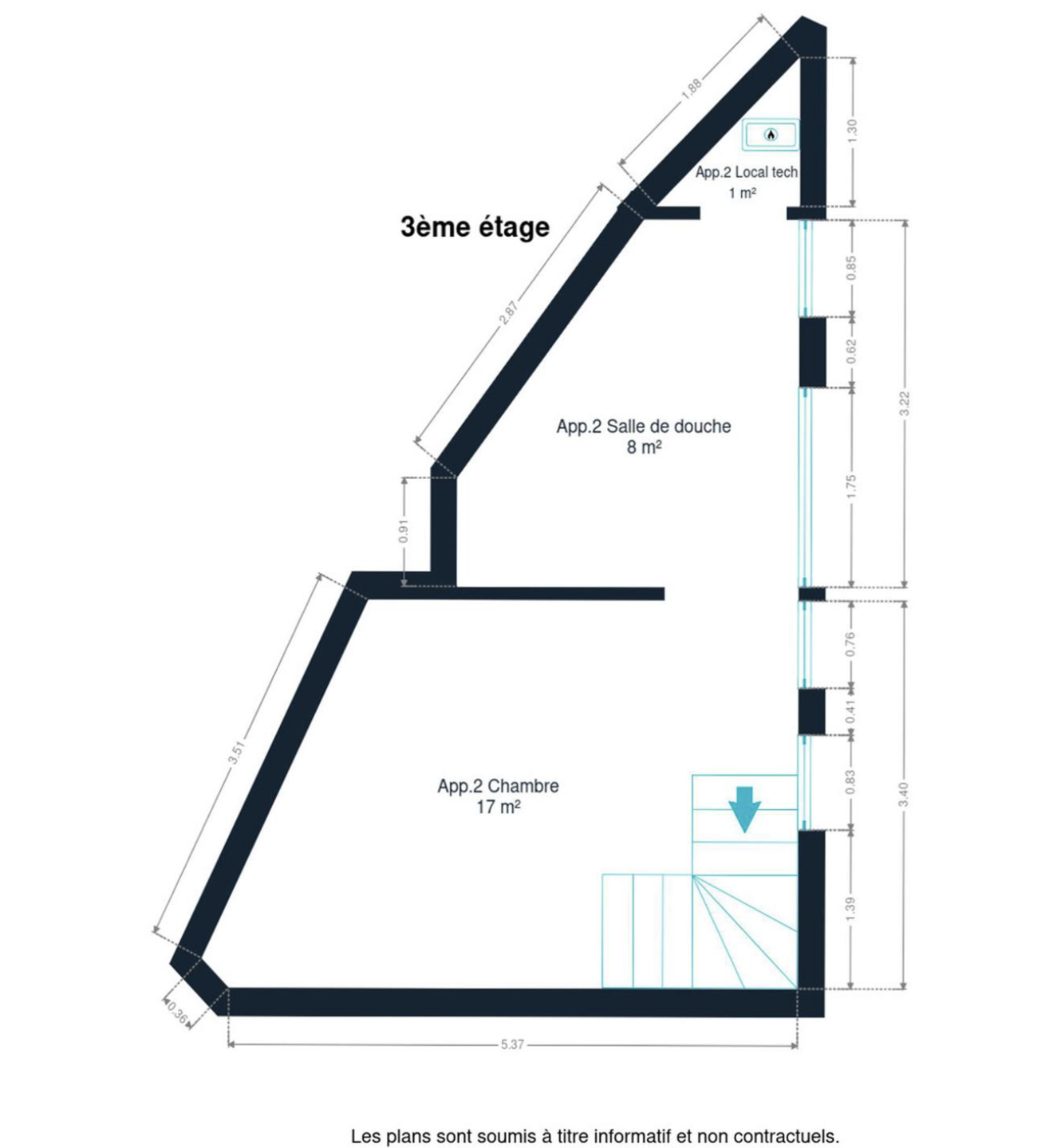 Picture 1 of 1 for Flat with one bedroom in Tamines