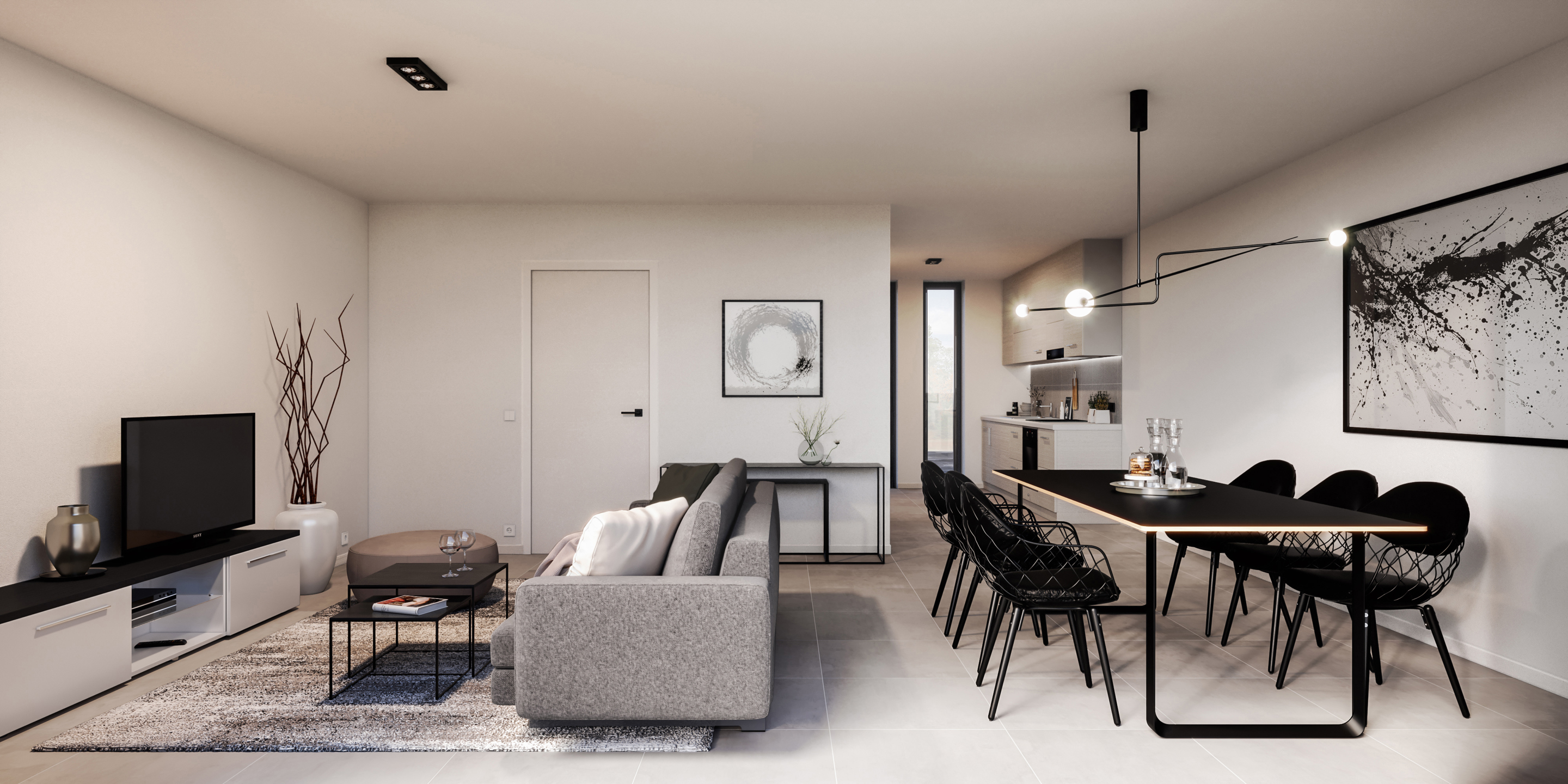 Picture 3 of 4 for Penthouse with three bedrooms in Evere
