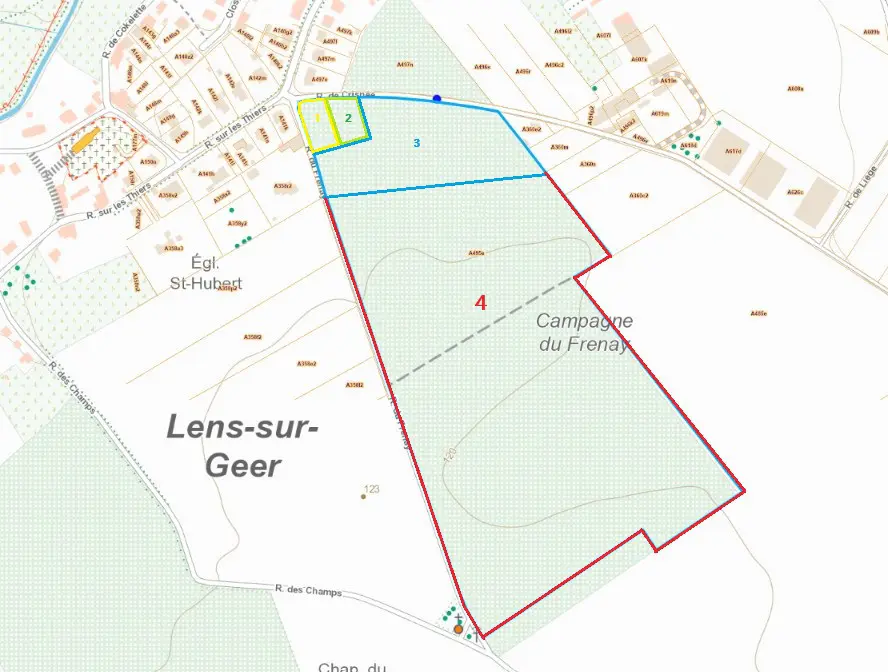 Photo 2 sur 4 pour Terrain à bâtir à Lens-sur-geer