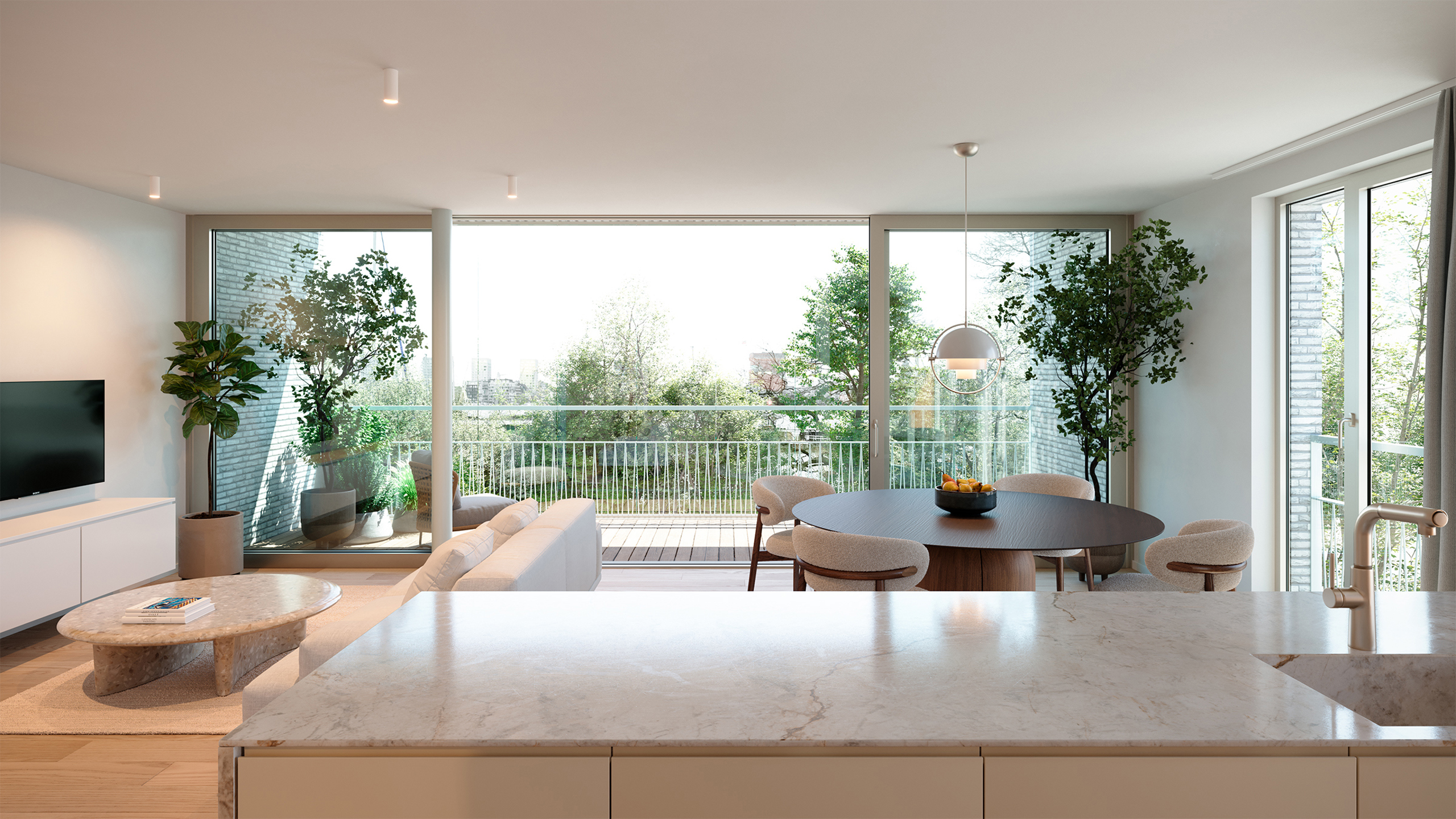 Picture 1 of 5 for Flat with two bedrooms in Antwerpen