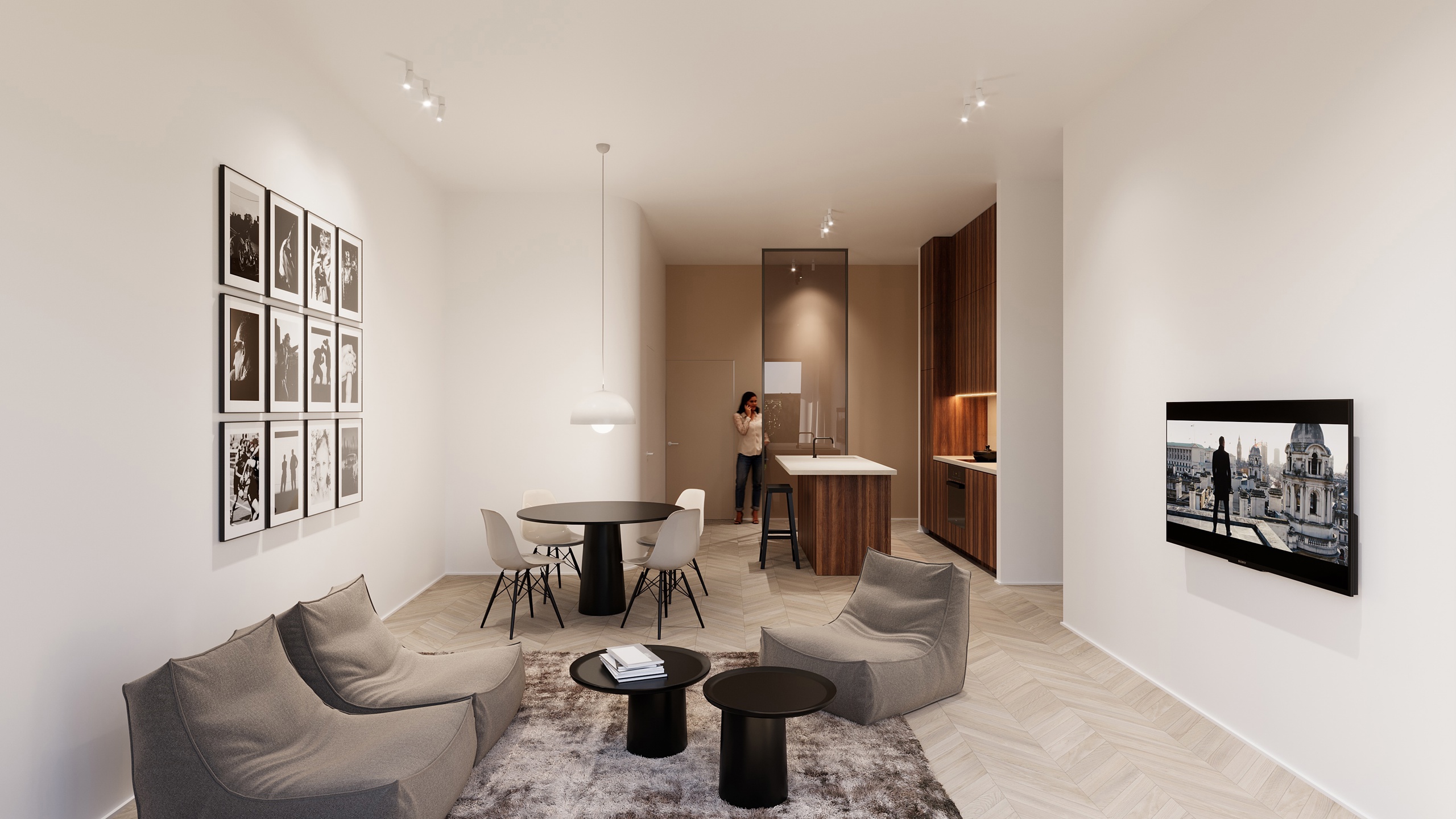 Picture 2 of 4 for Flat with three bedrooms in Bruxelles