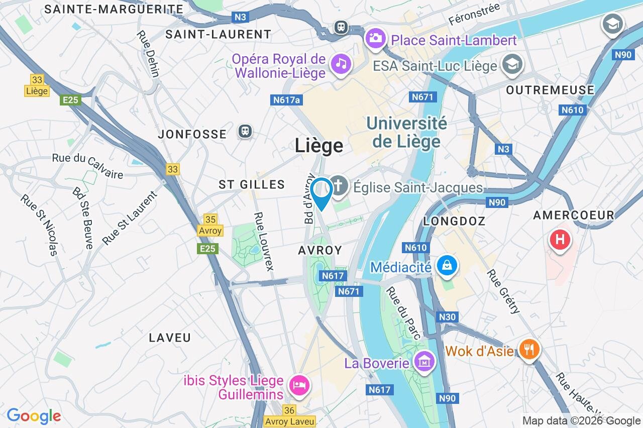 Picture 3 of 3 for Flat with one bedroom in Liège