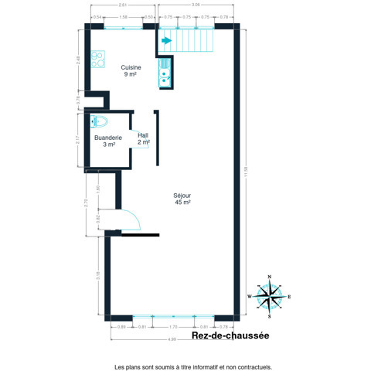 Photo 4 sur 4 pour Rez-de-chaussée d'une chambre à Ganshoren