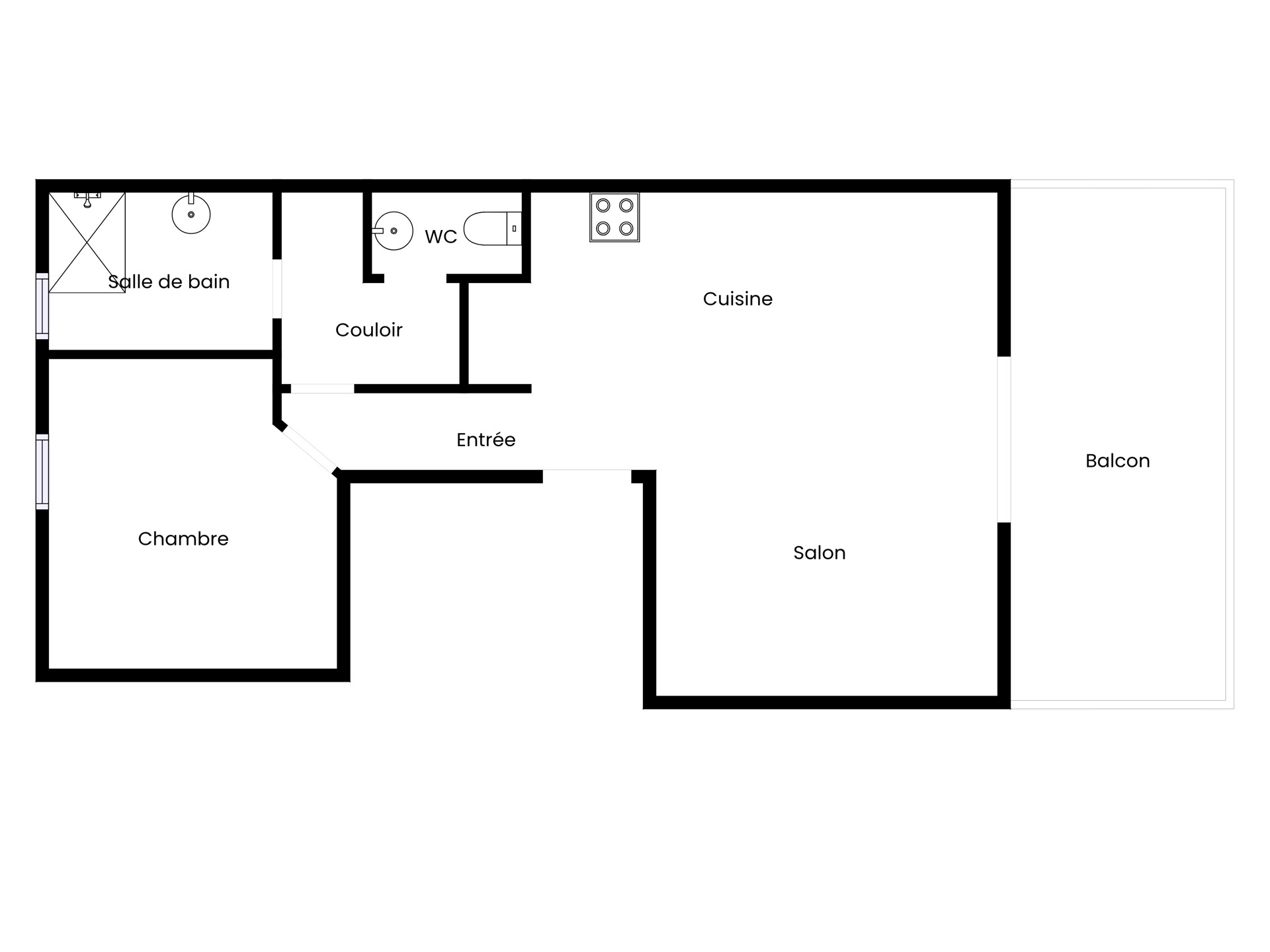 Picture 1 of 4 for Flat with one bedroom in Soignies