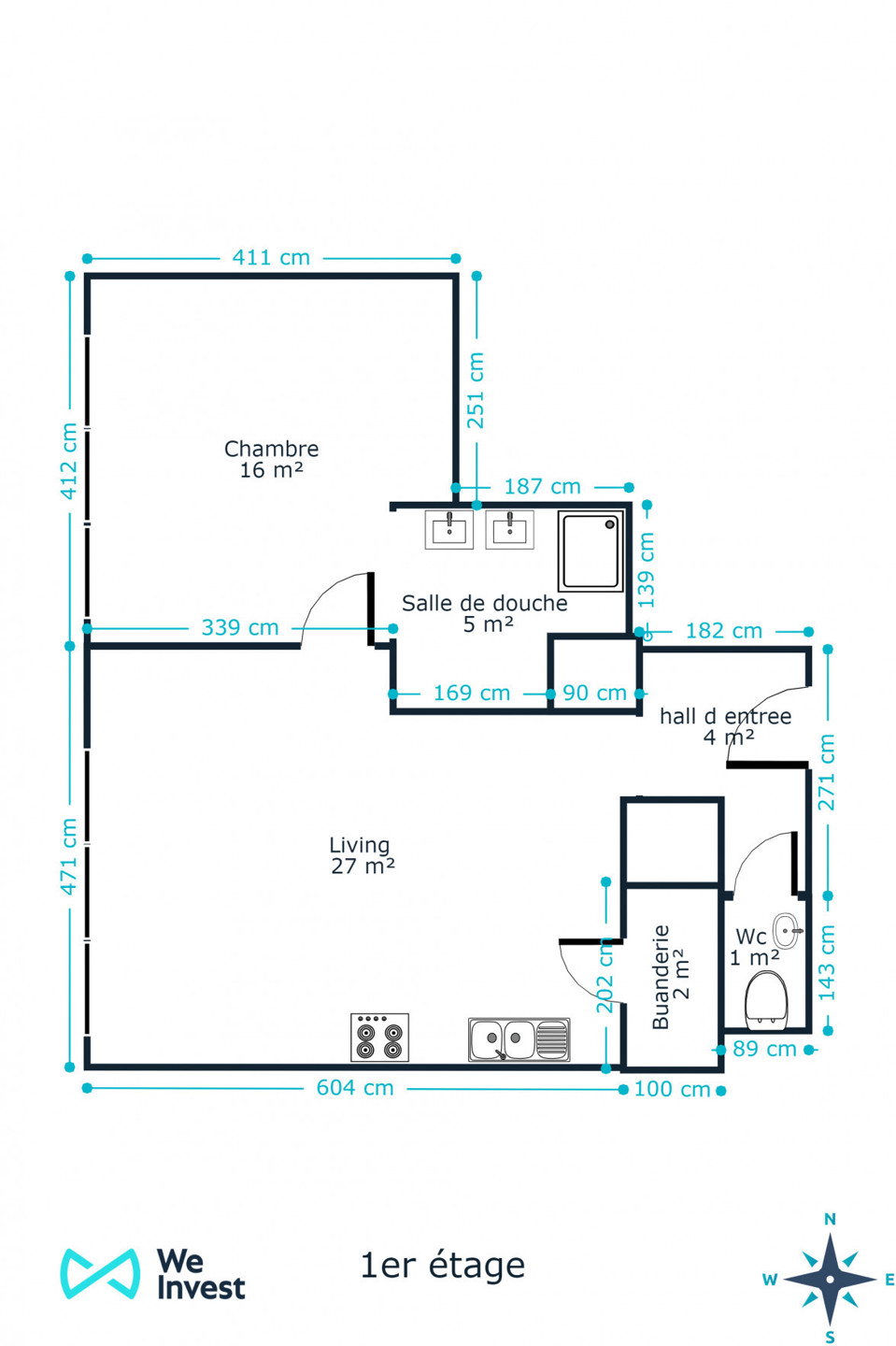 Picture 4 of 4 for Flat with one bedroom in Wasseiges