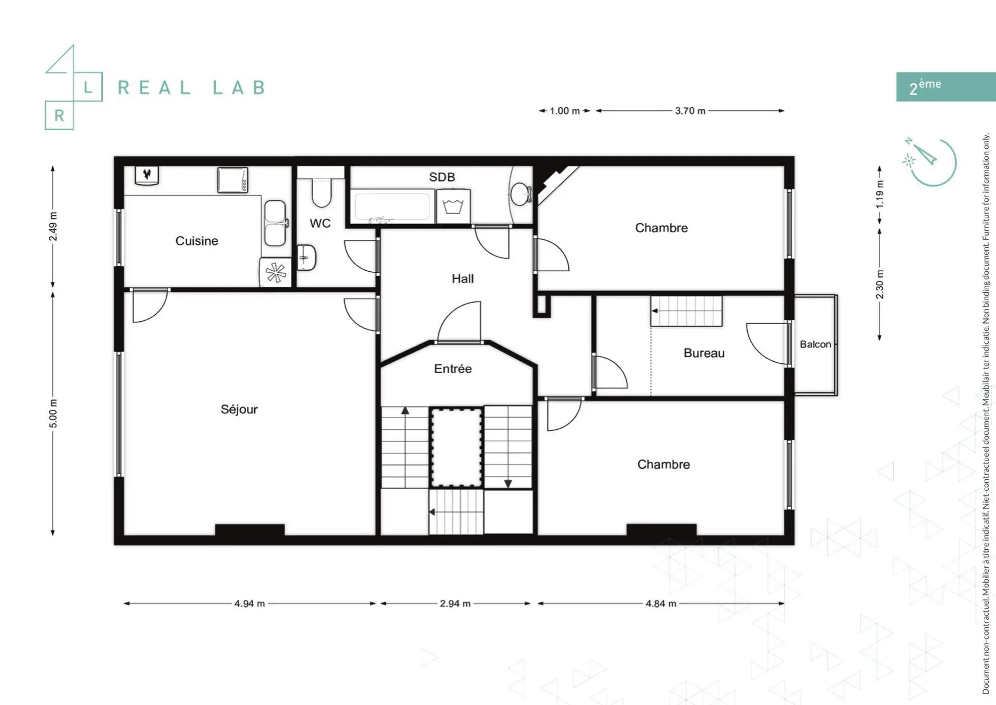 Picture 1 of 4 for Flat with two bedrooms in Ixelles