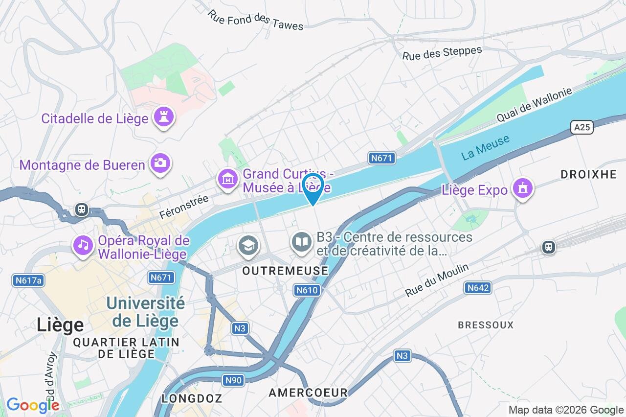 Picture 1 of 1 for Flat with two bedrooms in Liège