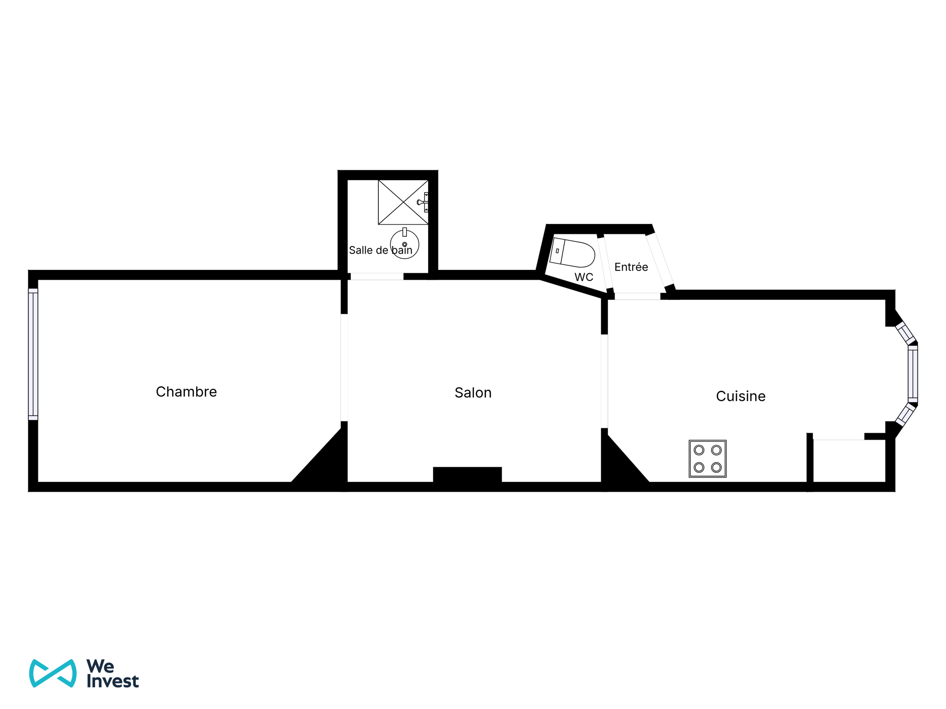 Picture 2 of 2 for Flat with one bedroom in Forest
