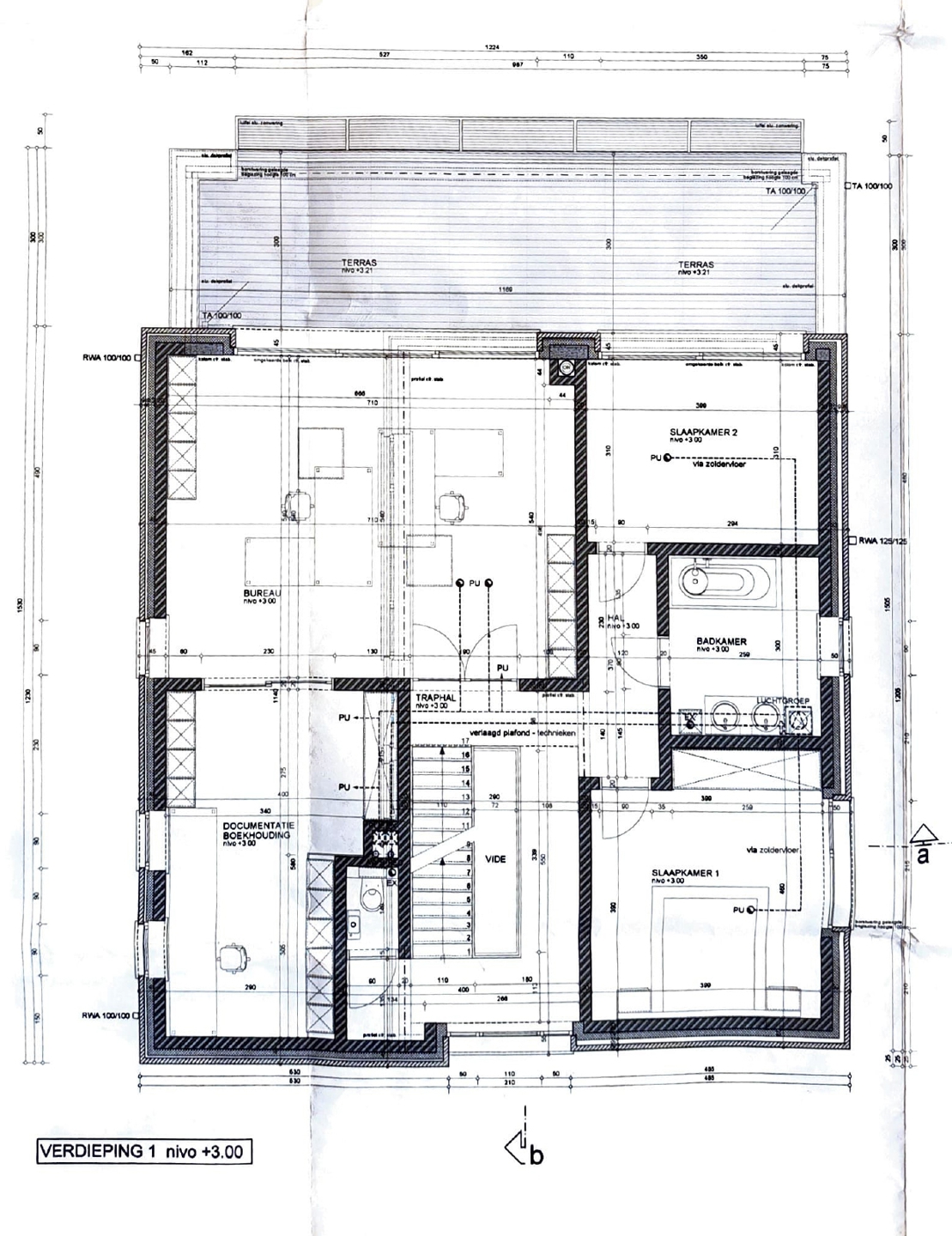Picture 2 of 3 for Multi-purpose building with three bedrooms in Meise Wolvertem