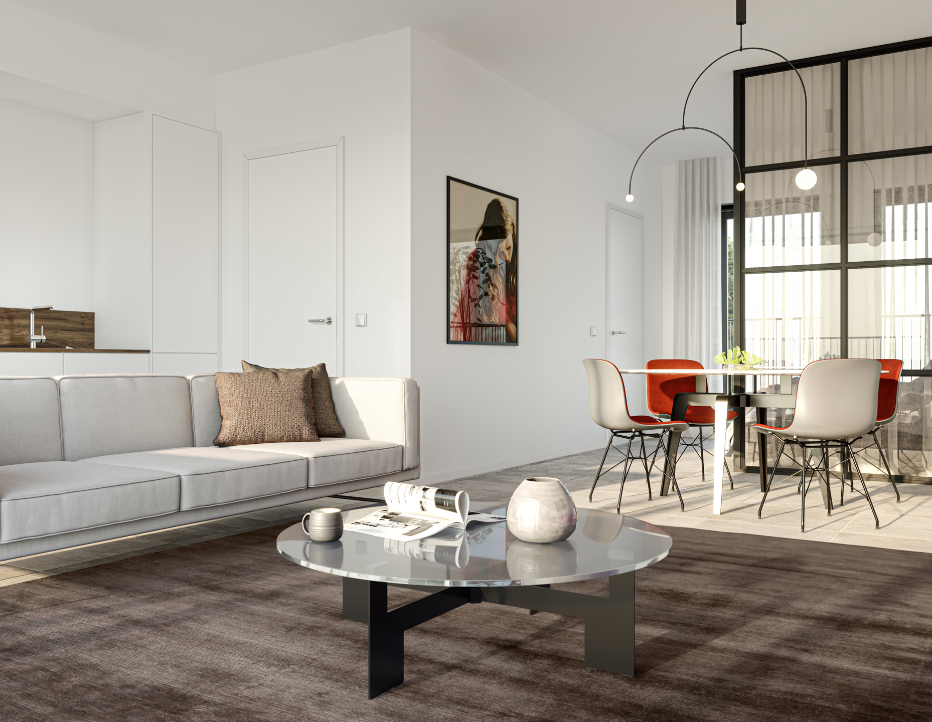 Picture 2 of 4 for Penthouse with three bedrooms in Evere