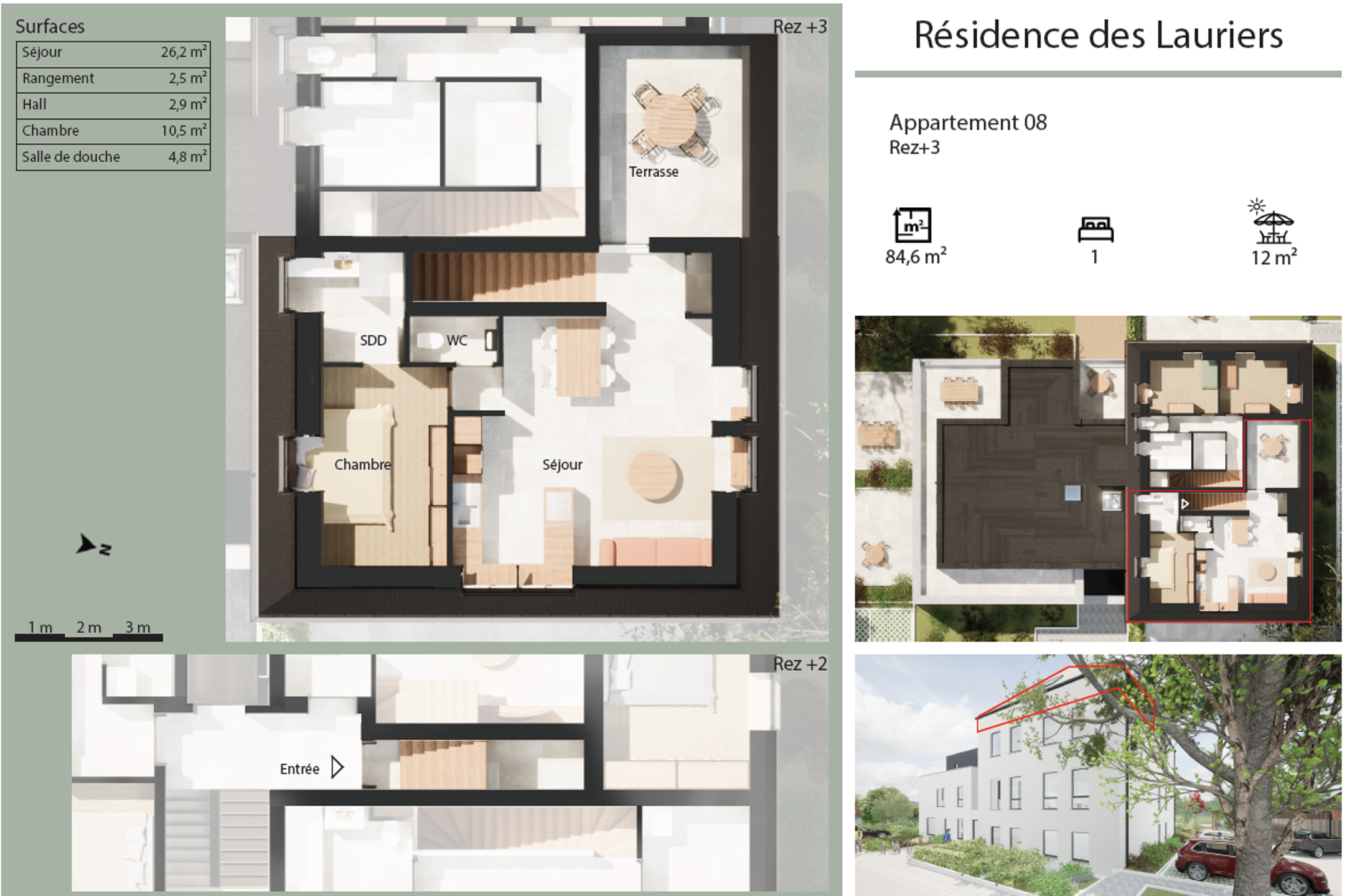 Picture 2 of 2 for Flat with one bedroom in Seneffe