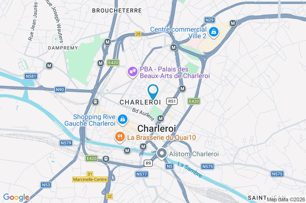 Picture 1 of 1 for Flat with two bedrooms in Charleroi