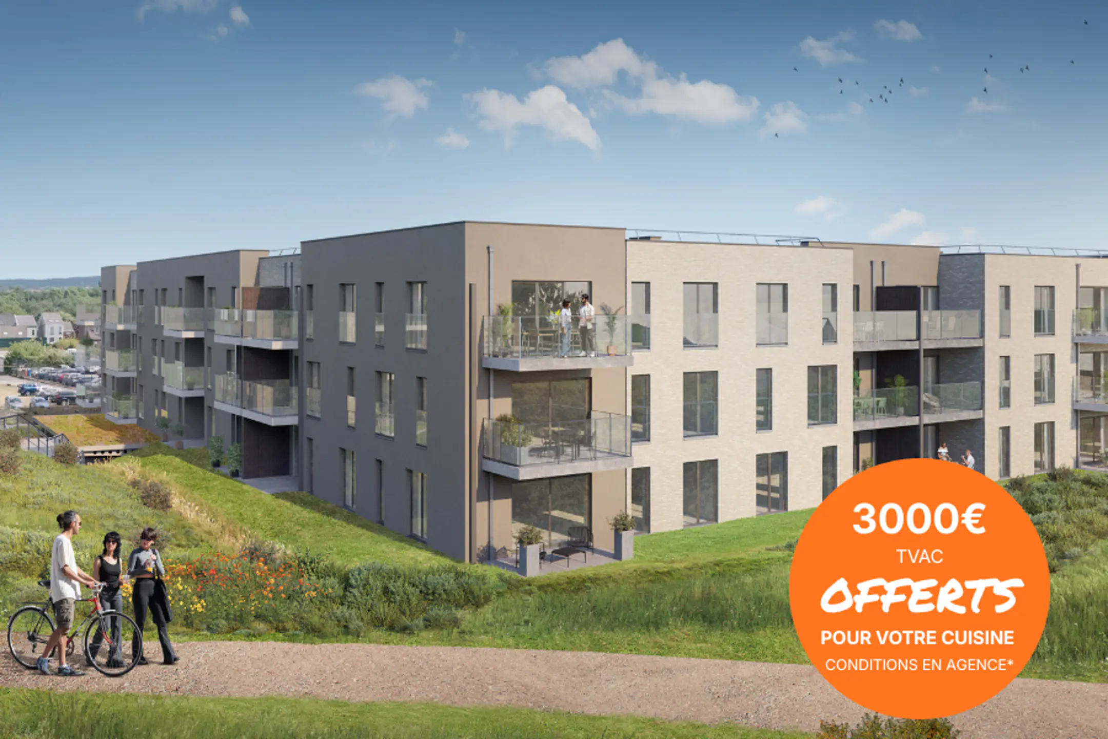 Picture 1 of 1 for Flat with three bedrooms in Sambreville Tamines