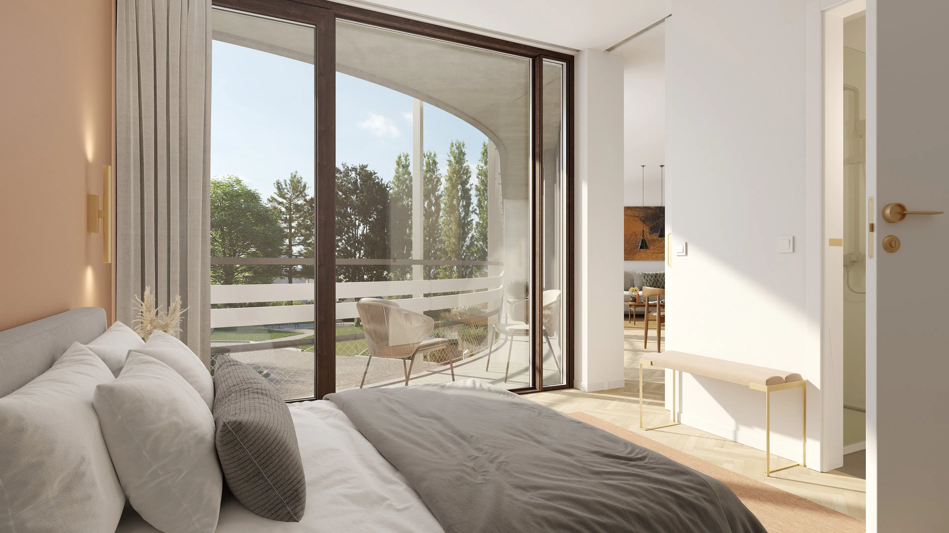 Picture 3 of 4 for Penthouse with one bedroom in Berchem-Sainte-Agathe