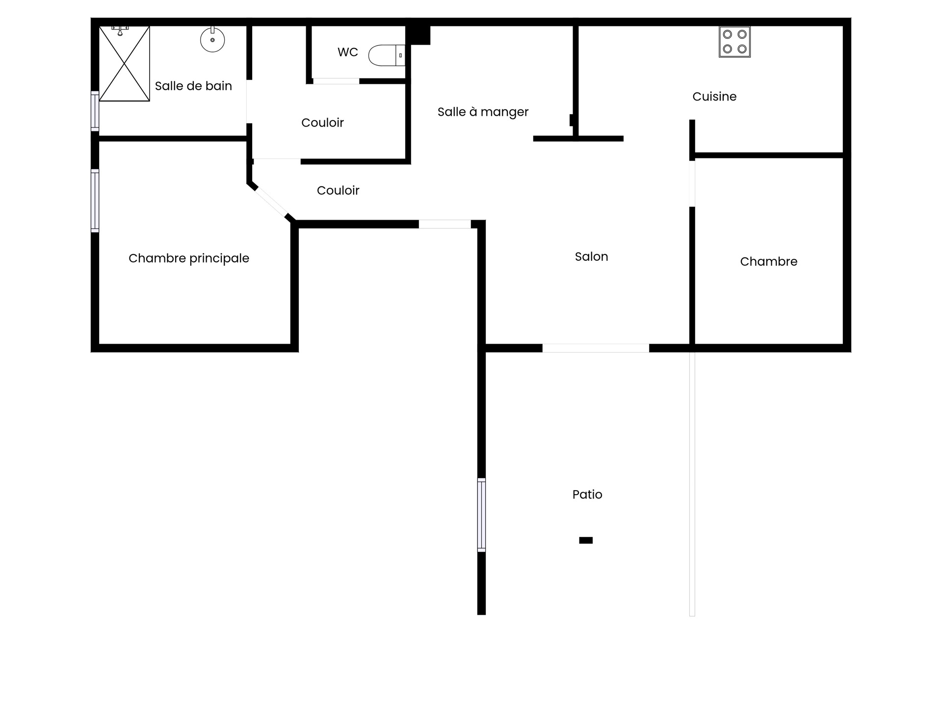 Photo 3 sur 4 pour Appartement de deux chambres à Soignies