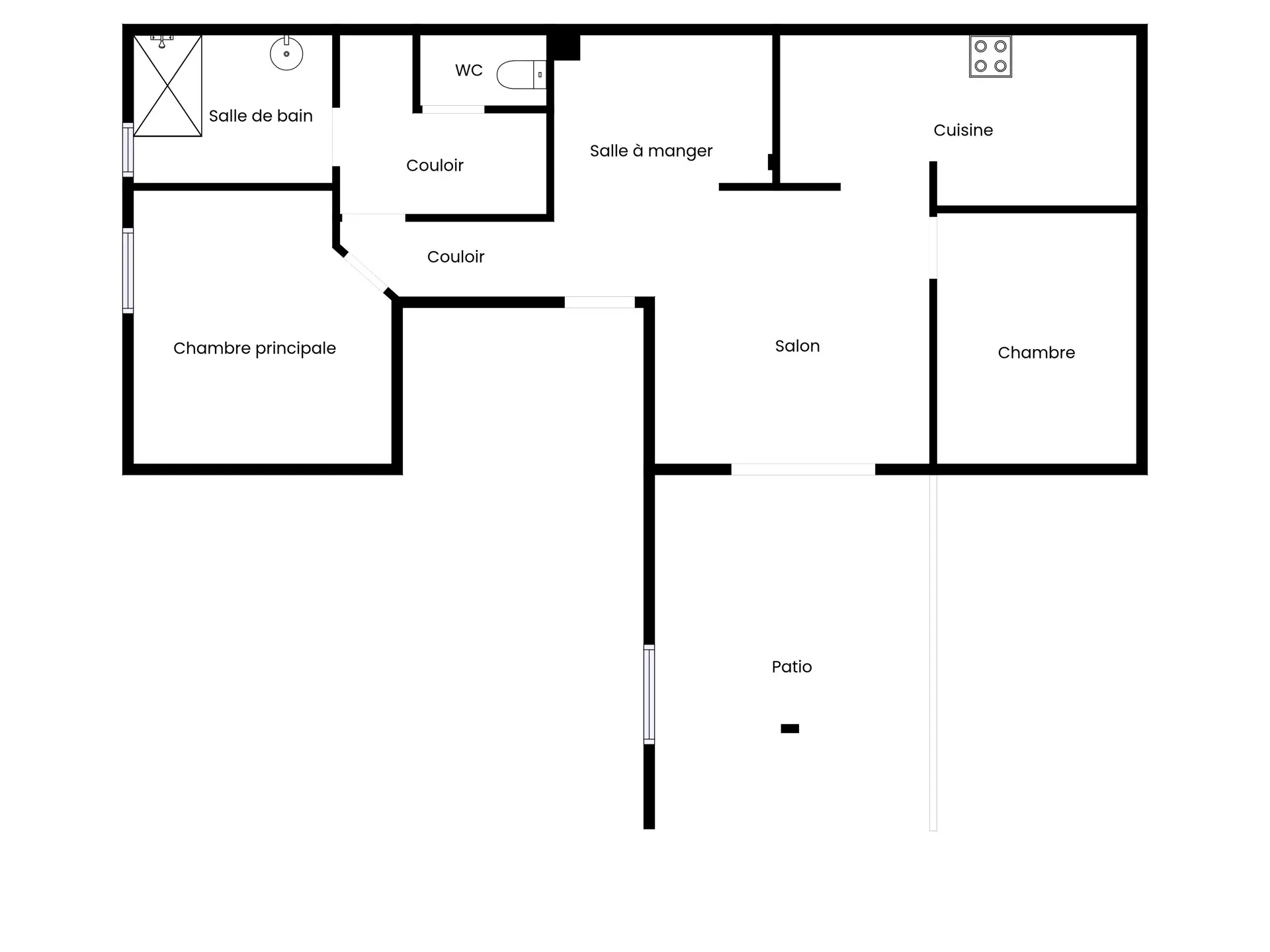 Photo 3 sur 4 pour Appartement de deux chambres à Soignies